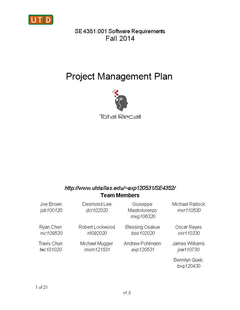 project management history timeline Hauptschablonenbild