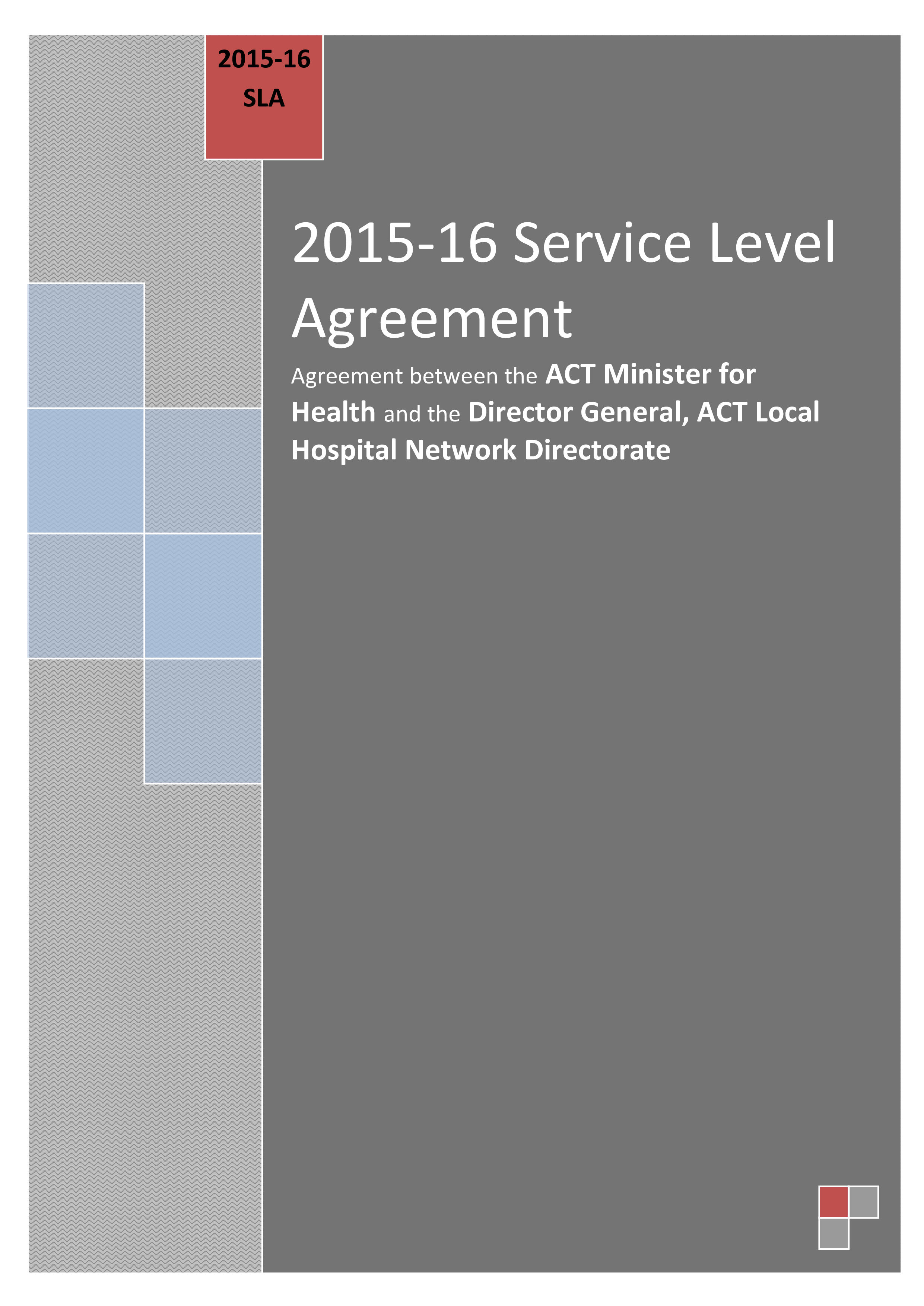 service level agreement healthcare template