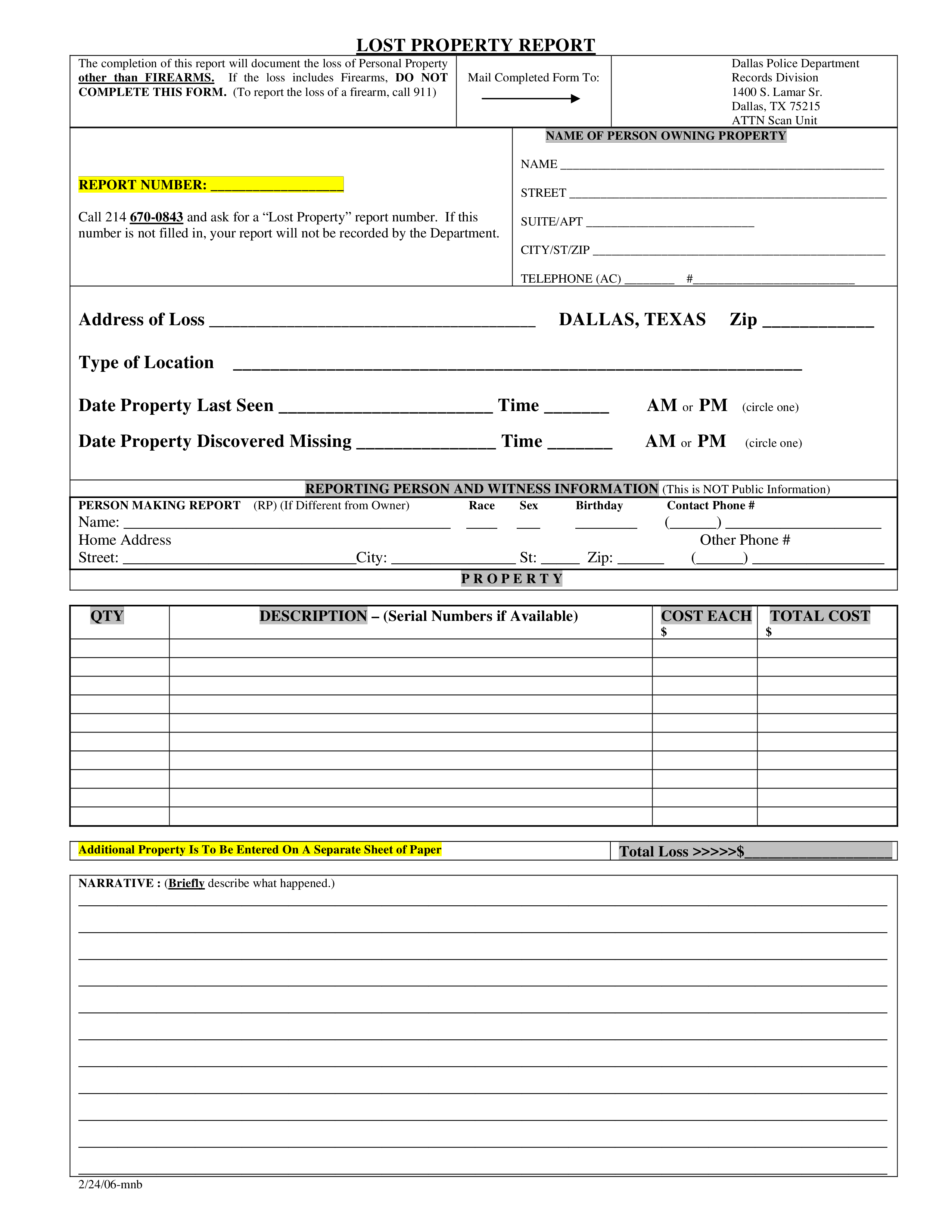 police report for theft modèles