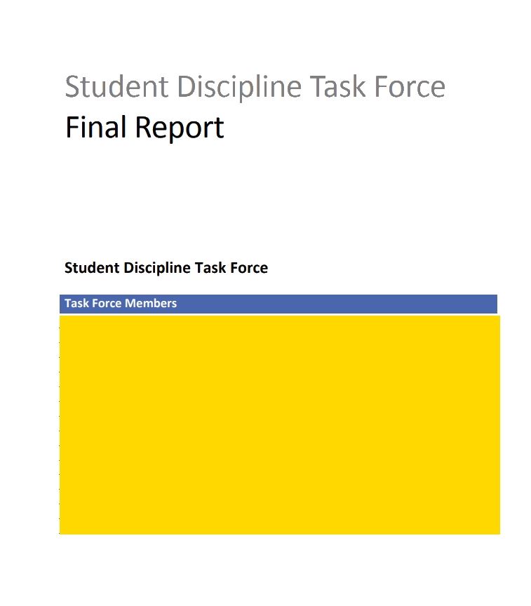 student discipline template