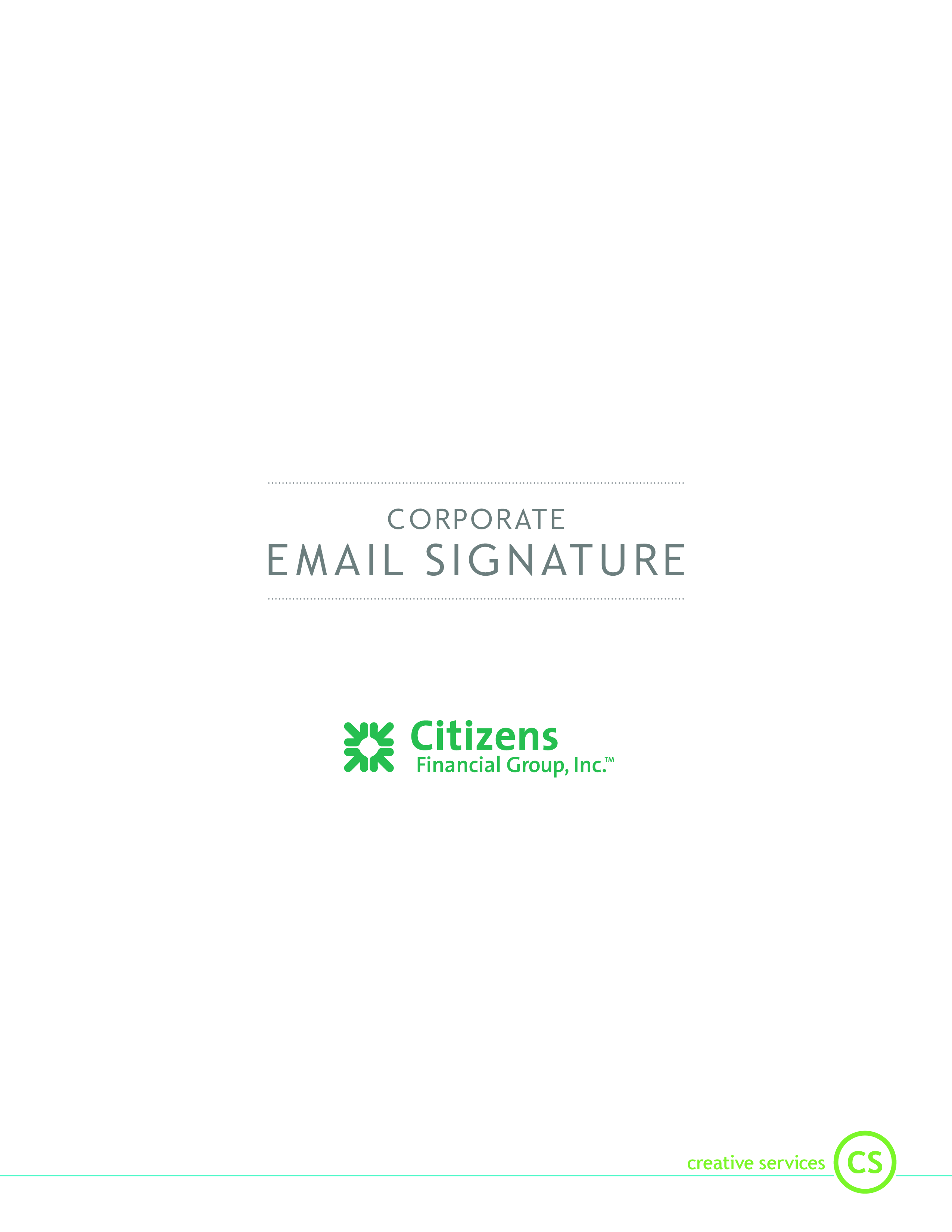 company email signature template