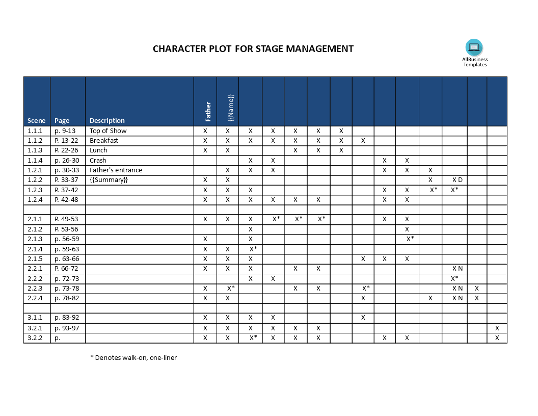 Character Plot Worksheet main image