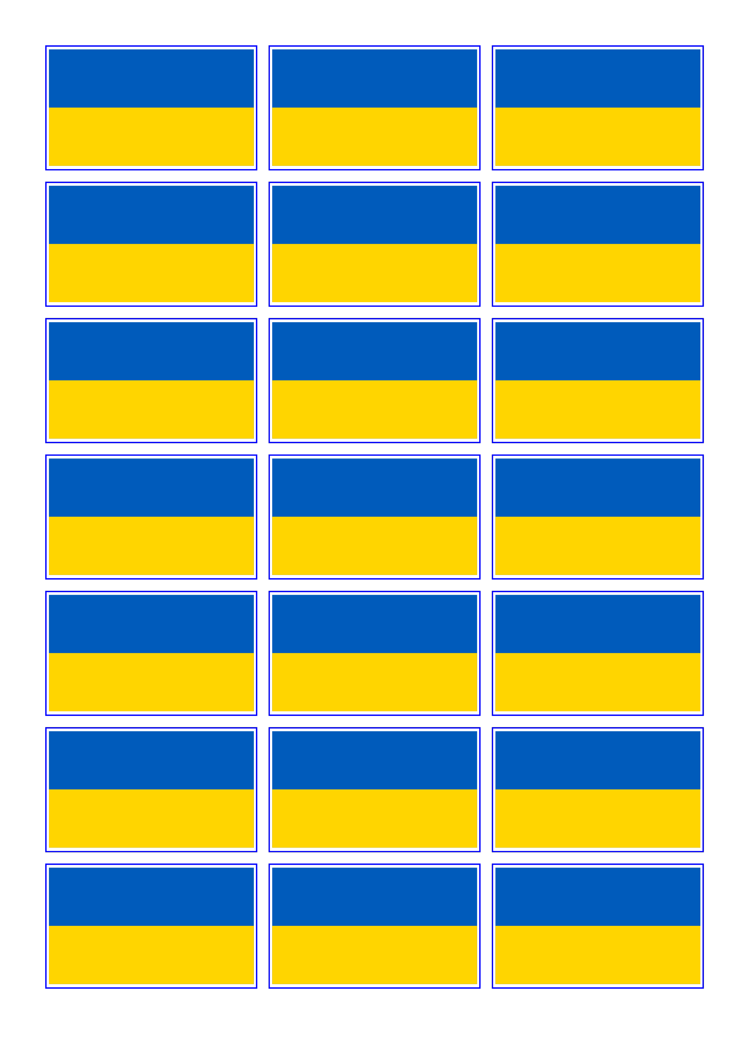 vlag van oekraïne template