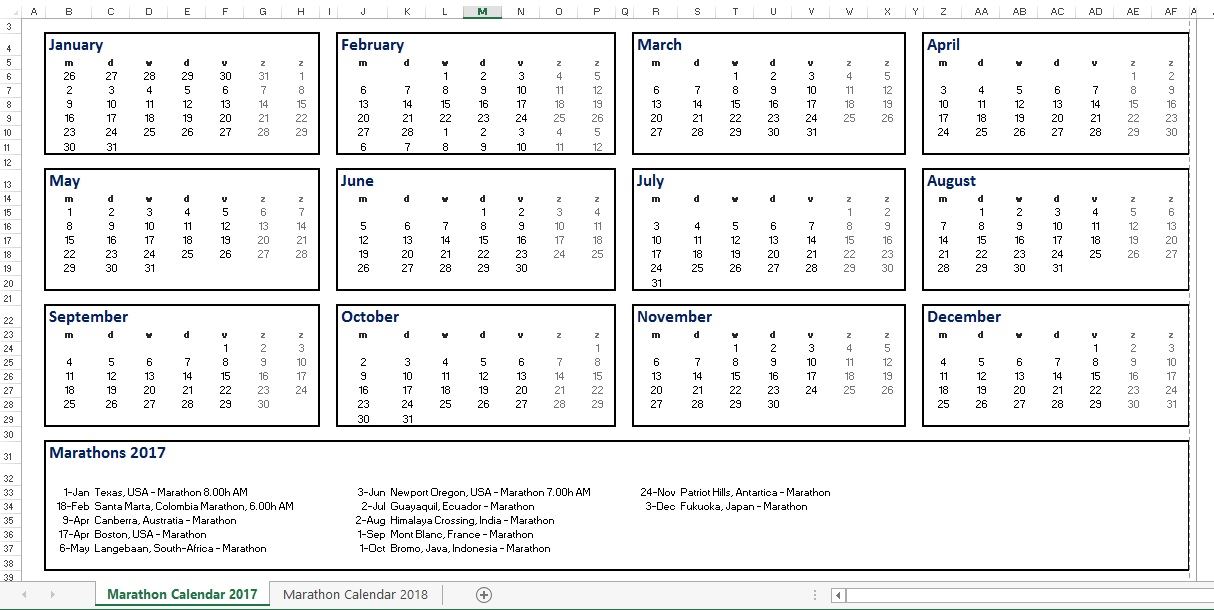 marathon training plan modèles