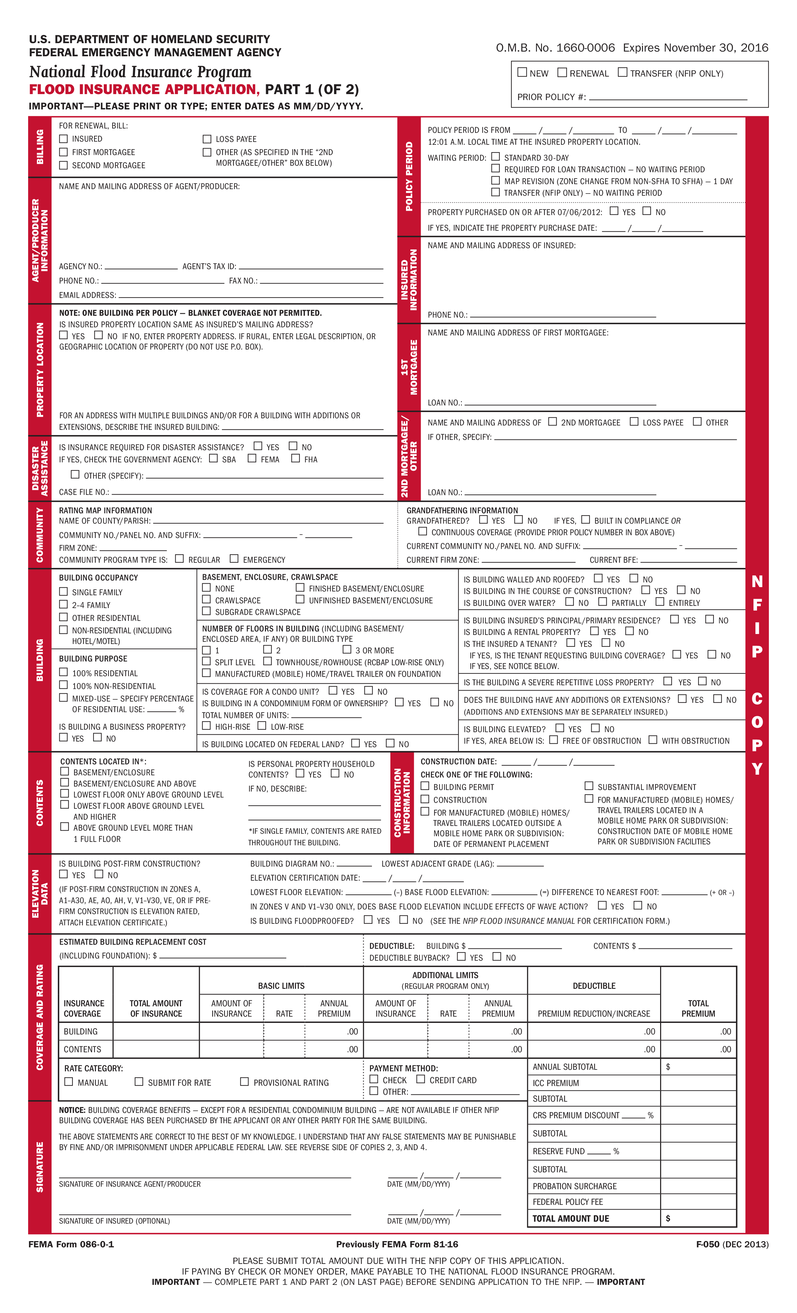 application form for insurance Hauptschablonenbild