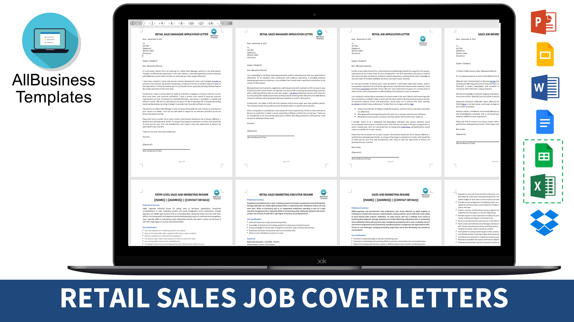 Retail Sales Associate Cover Letter Templates At Allbusinesstemplates Com