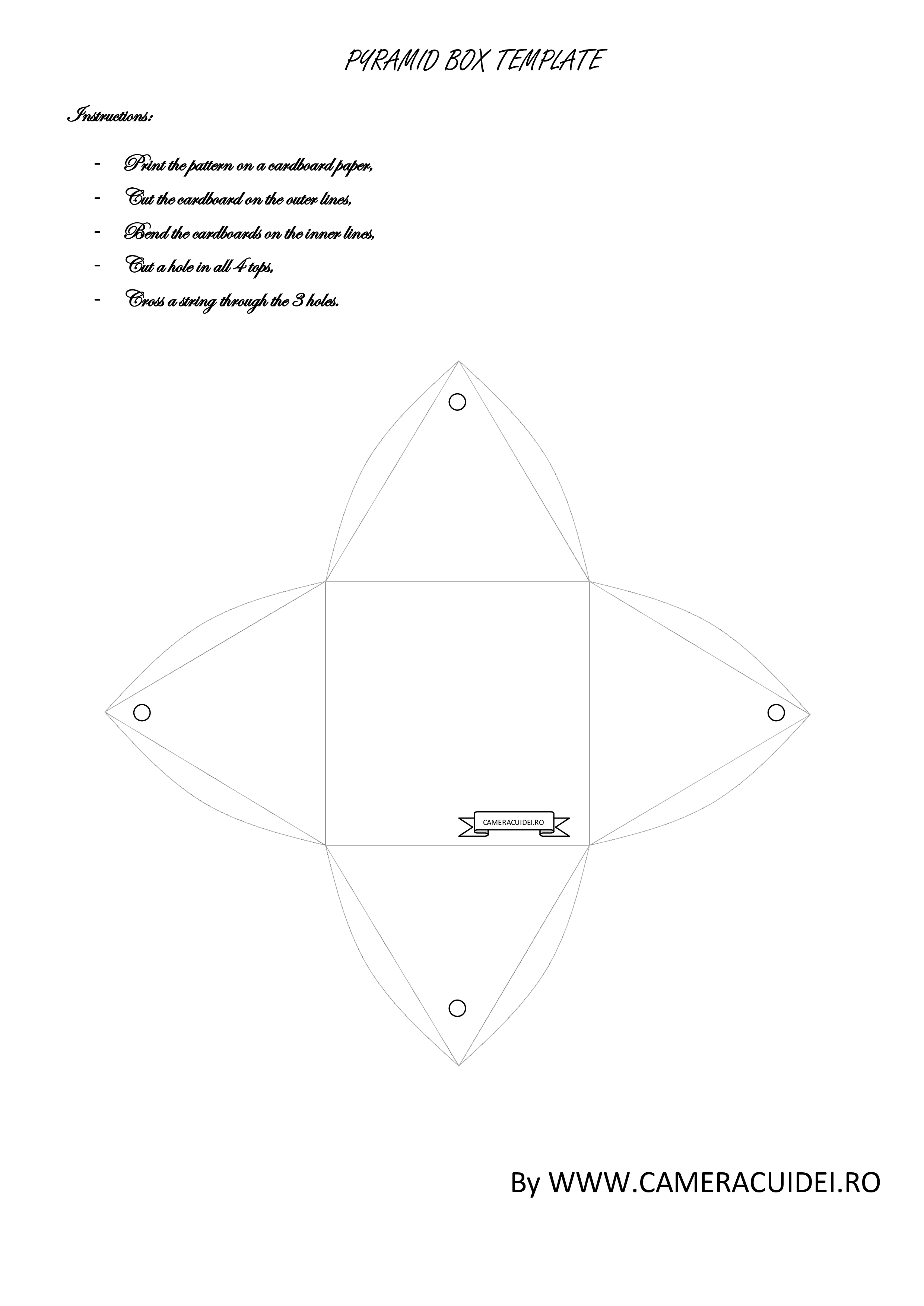 Pyramid Box Dimensions main image