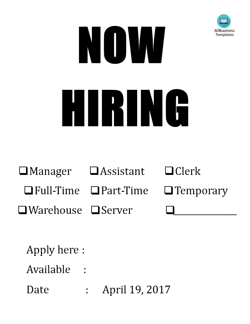 now hiring template word.doc plantilla imagen principal