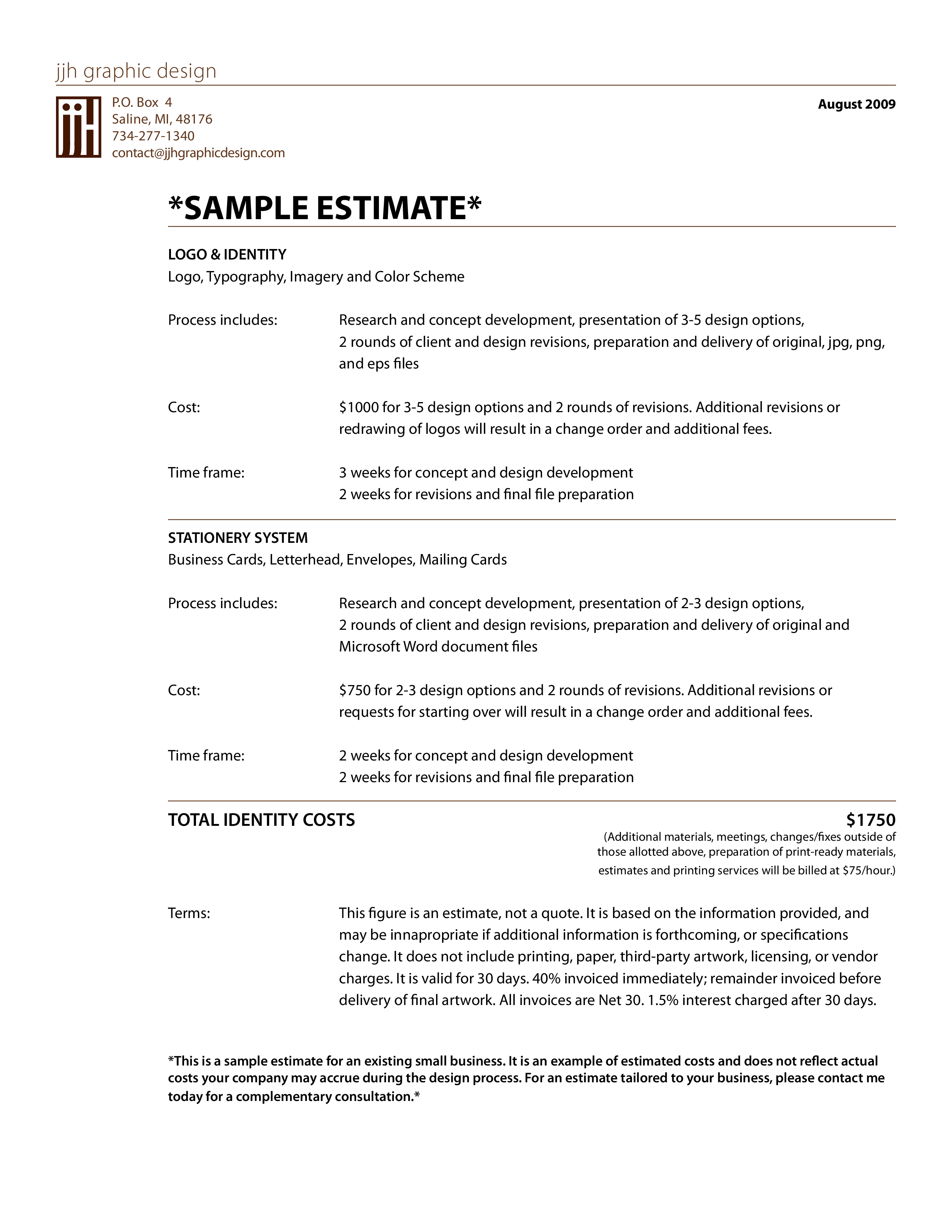 logo design format template