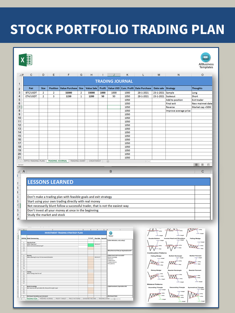 personal stock manager plan template