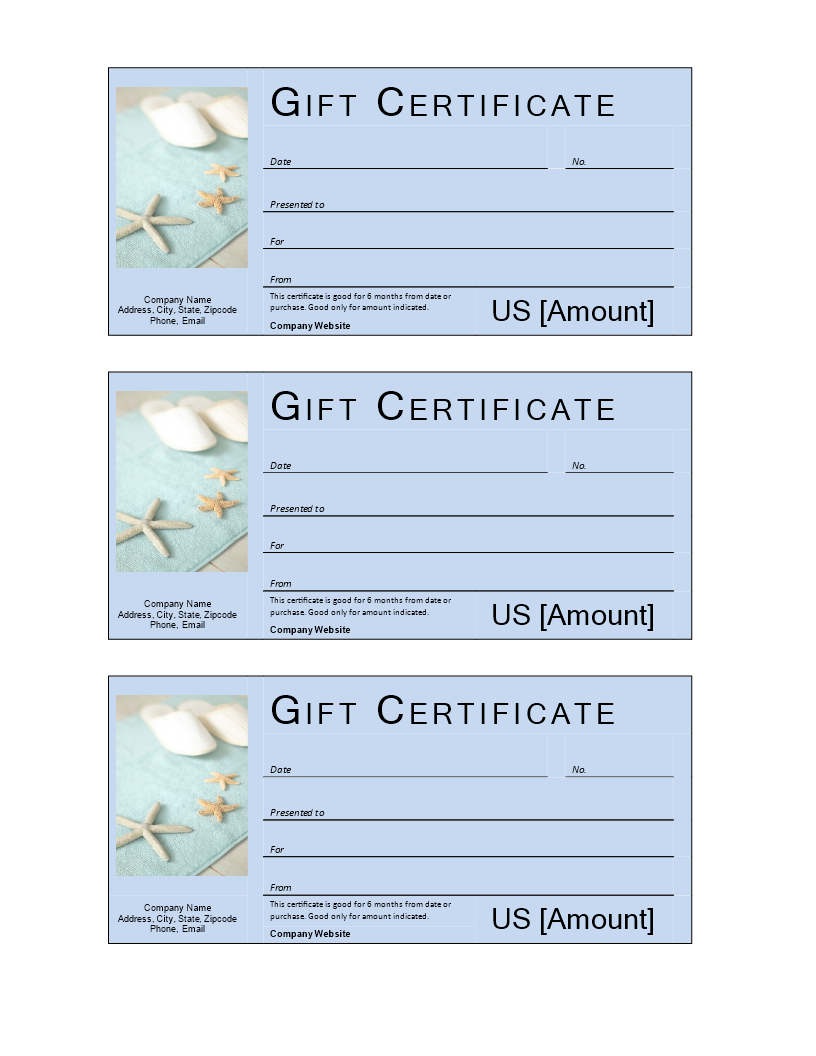 SPA gift voucher with cash value main image