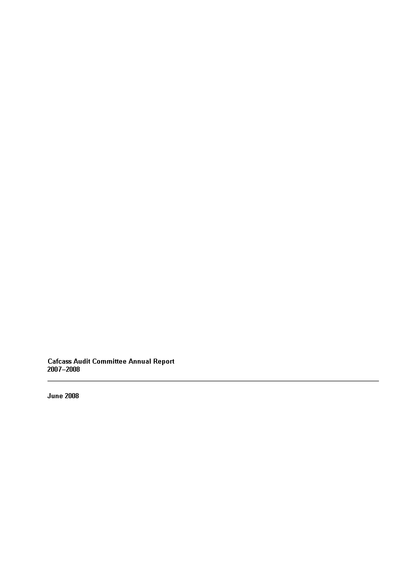 annual report for committee template