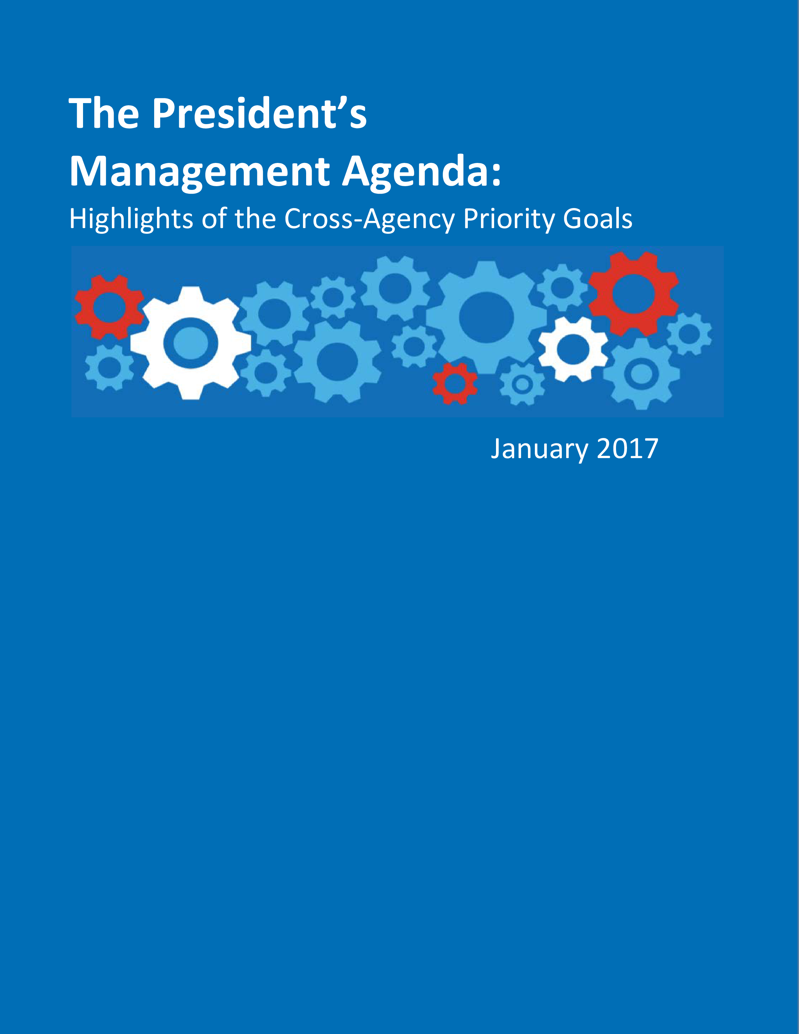 president’s management agenda template