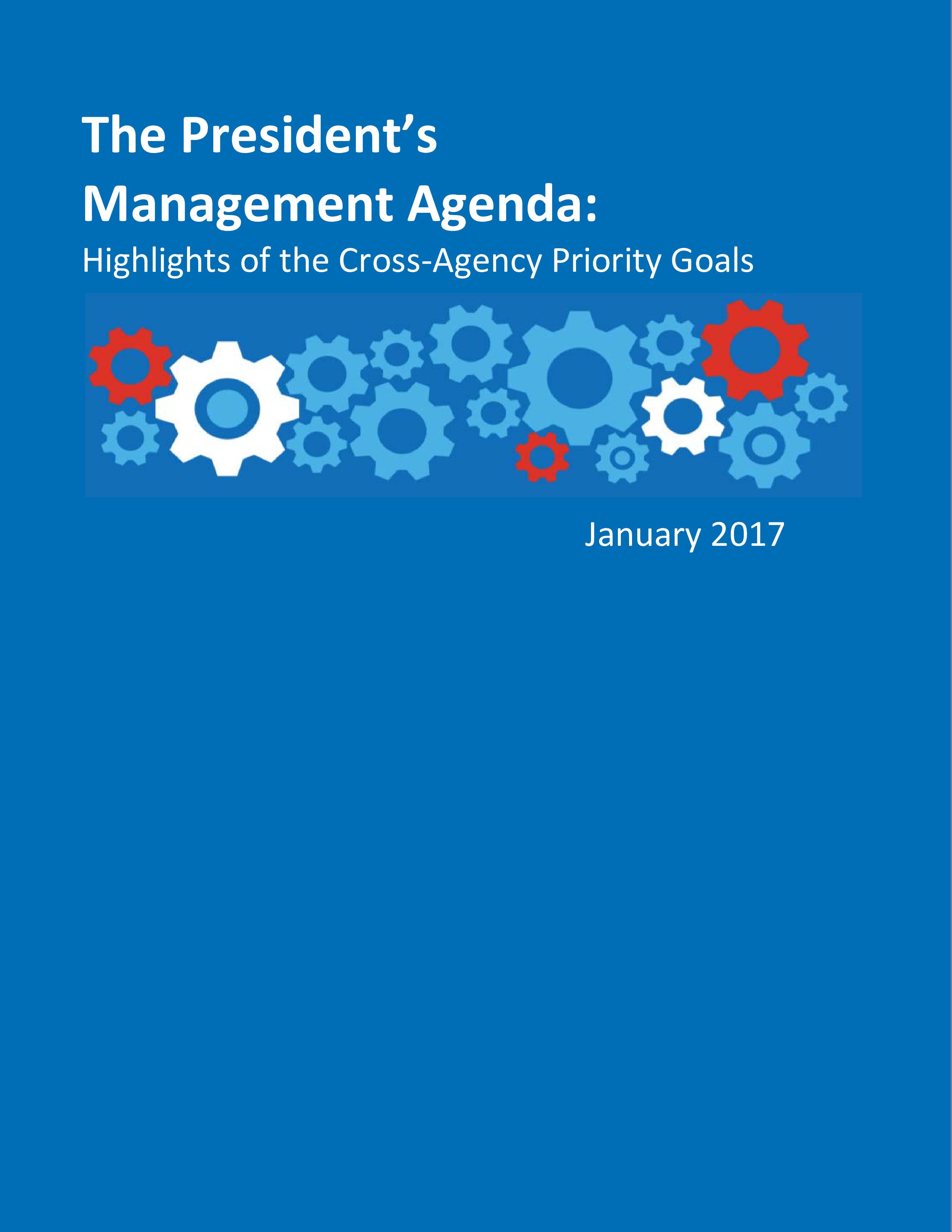 president’s management agenda voorbeeld afbeelding 