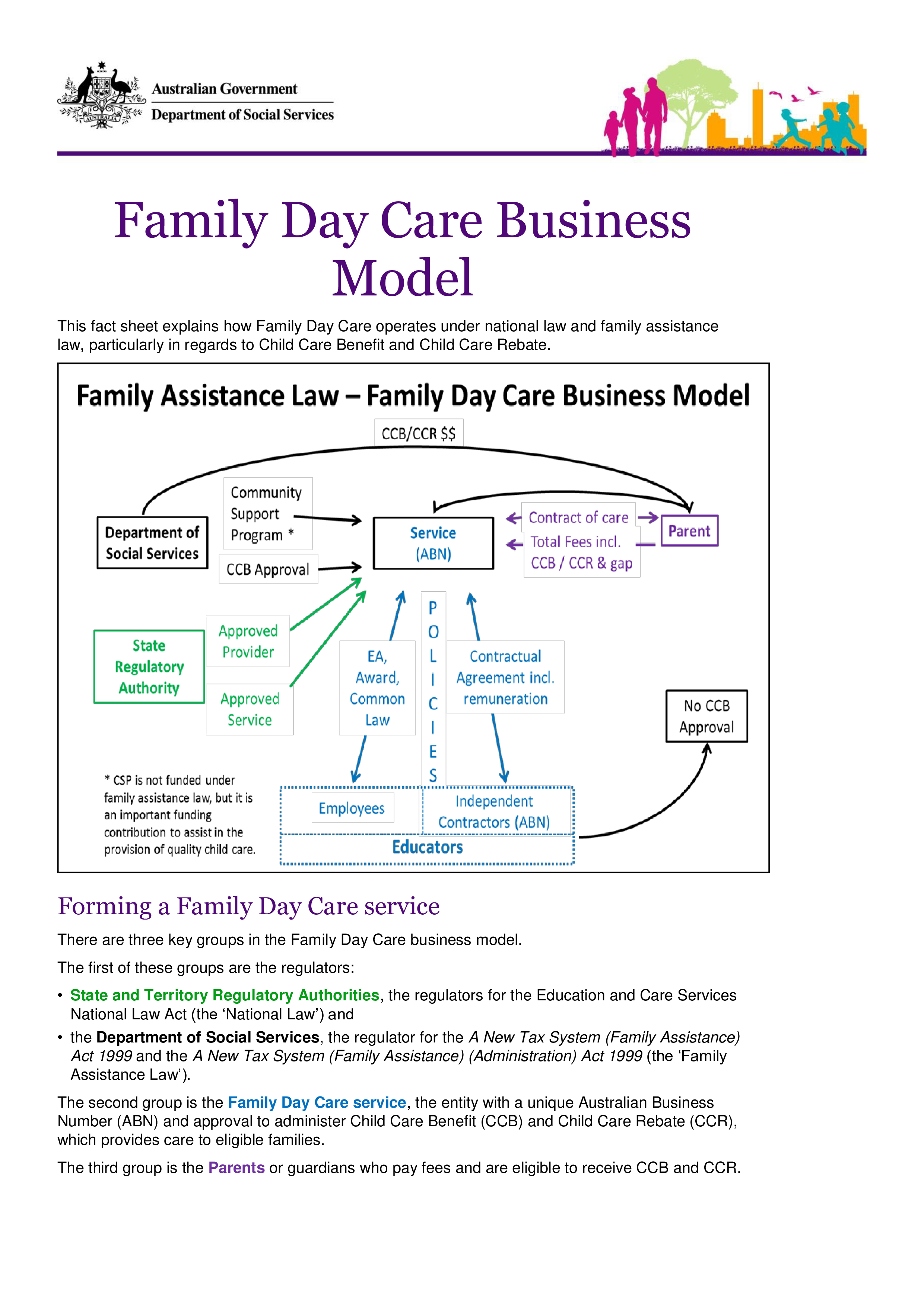 at home daycare business plan