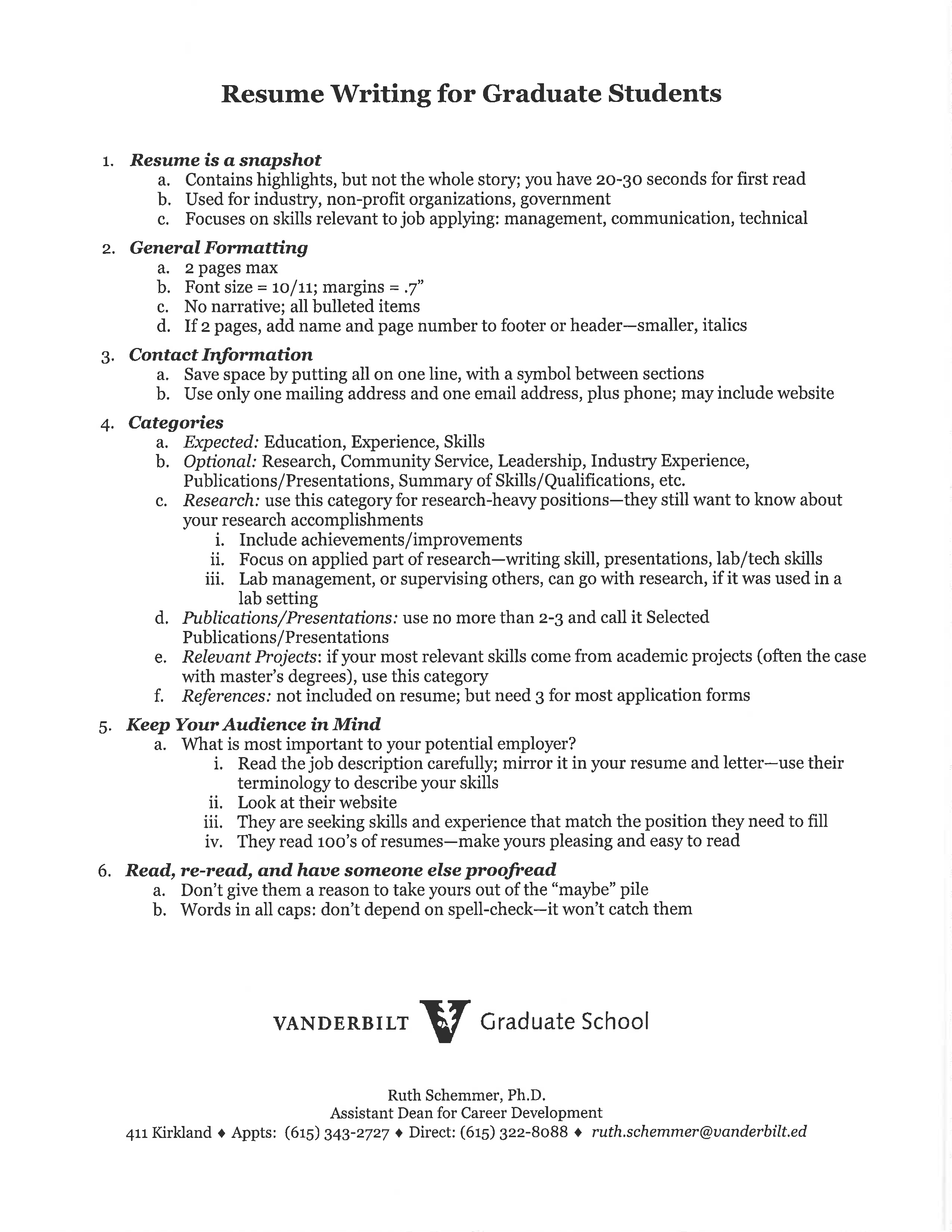 graduate engineering resume template