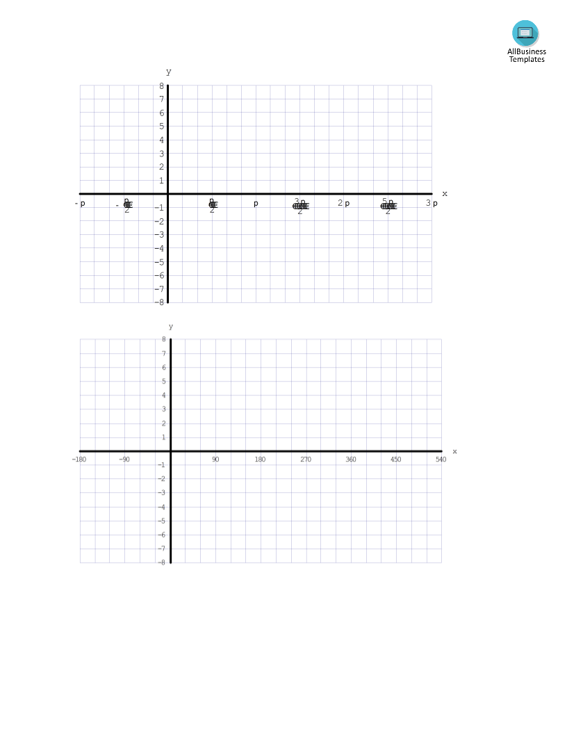 trigonometric graph paper Hauptschablonenbild