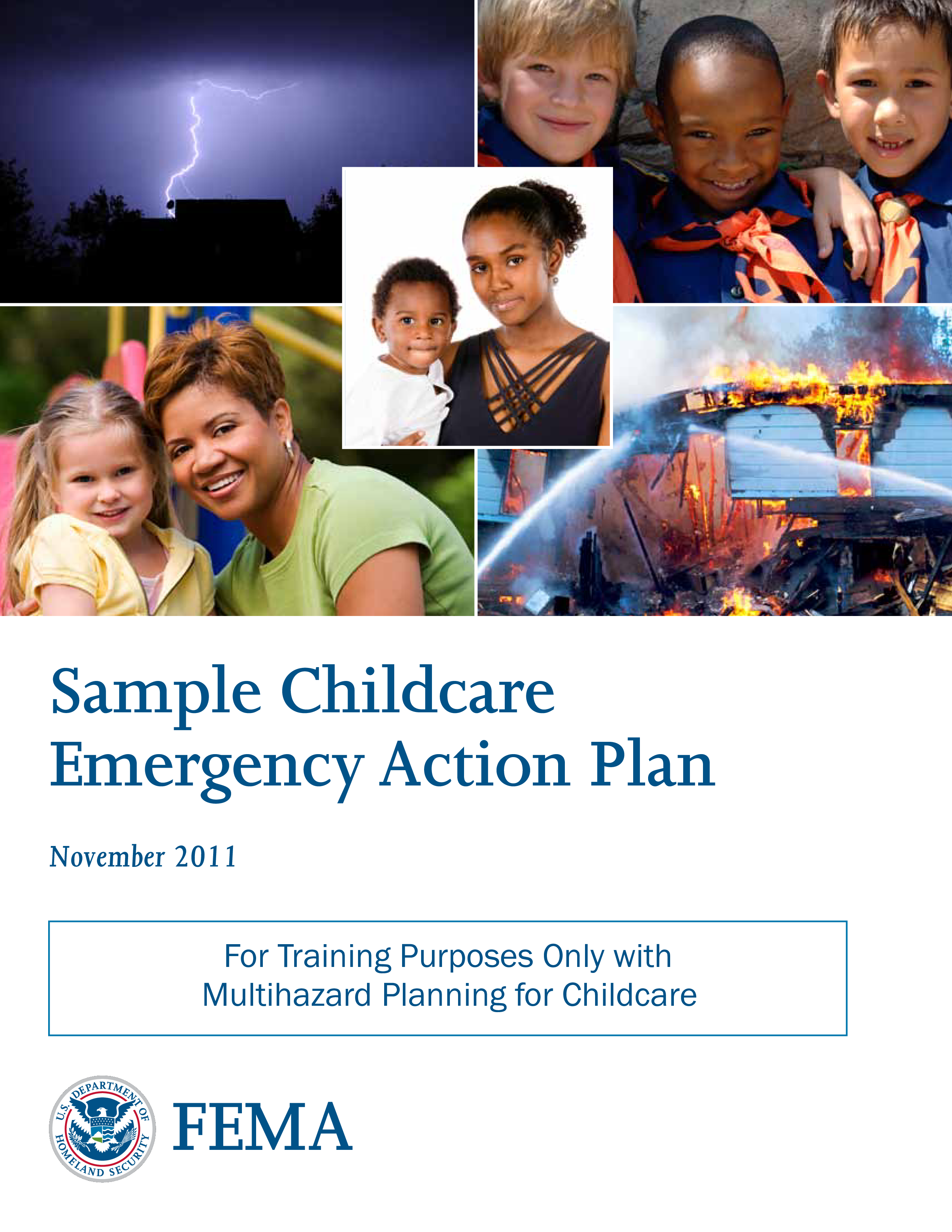 child care emergency plan plantilla imagen principal