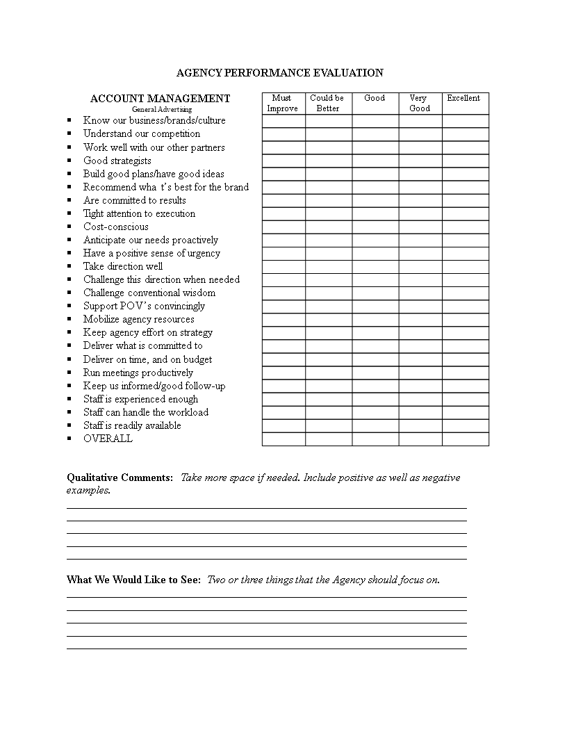 agency-performance-evaluation-templates-at-allbusinesstemplates