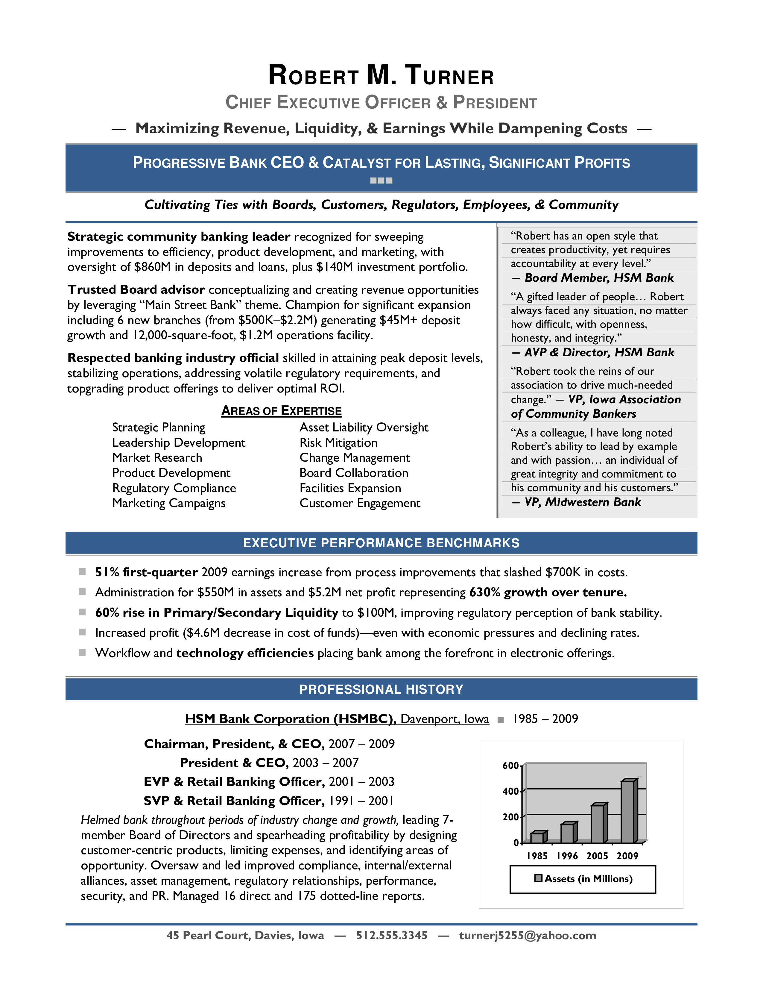 retail banking resume examples