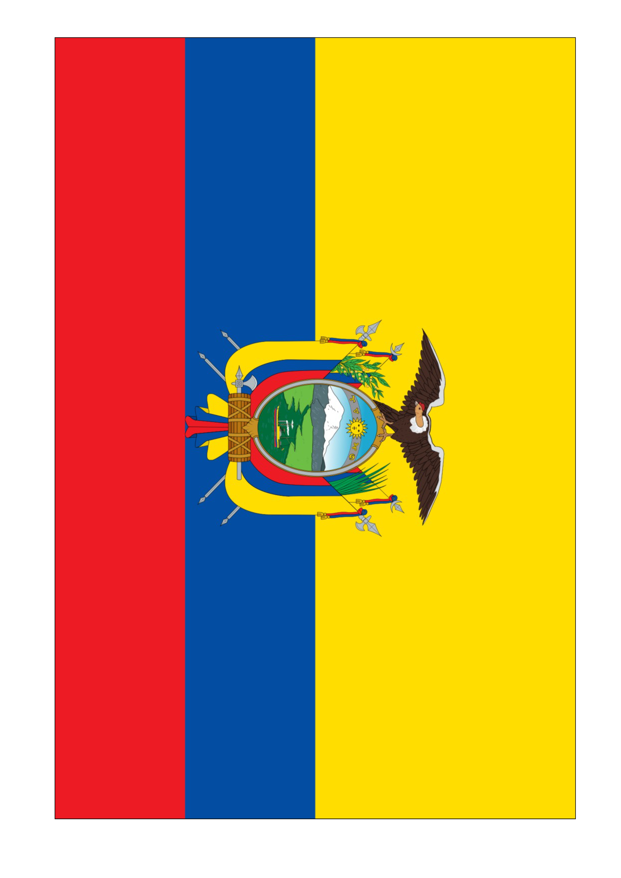 Ecuador Flag Templates at