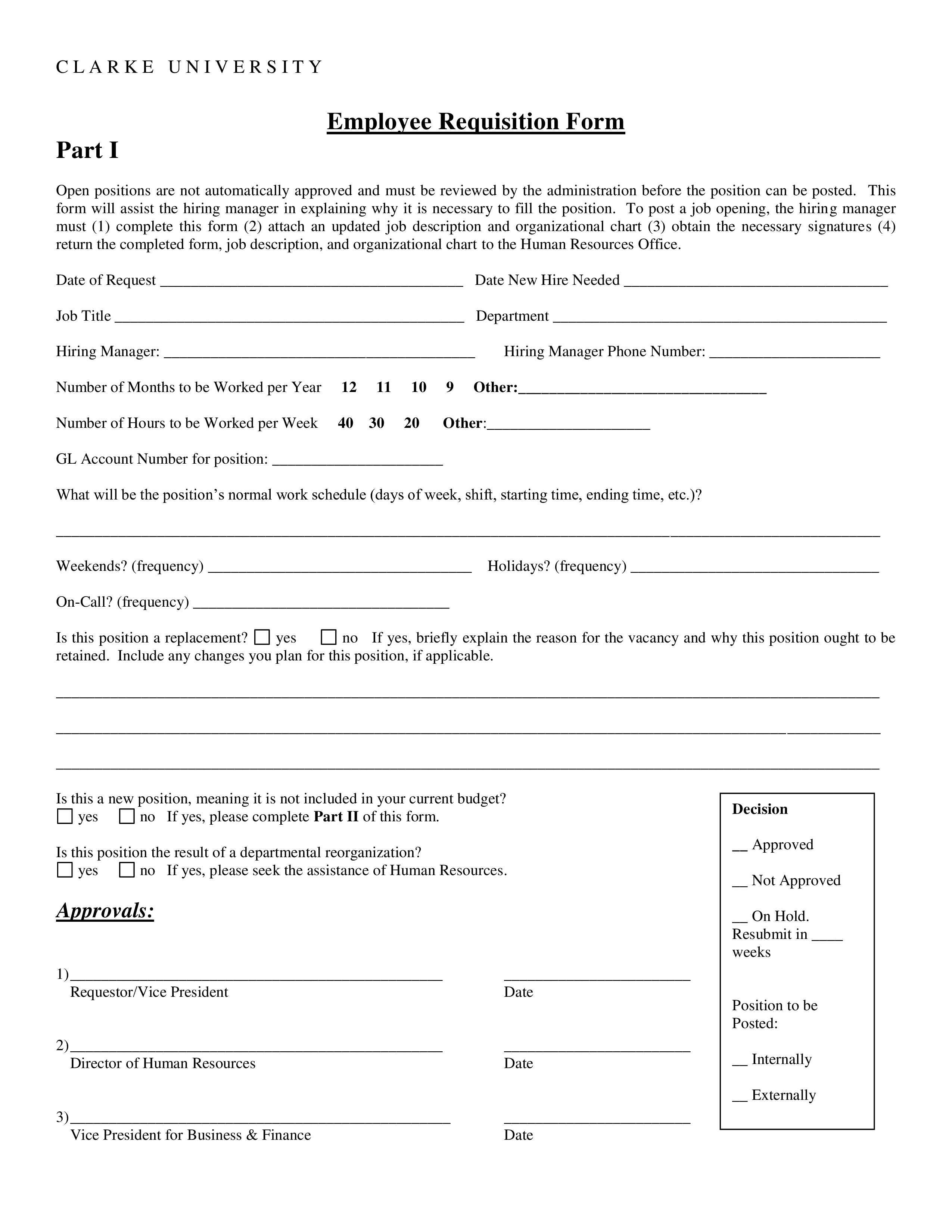 Personnel Requisition Form Sample Awesome Job Requisition Form In 2020 