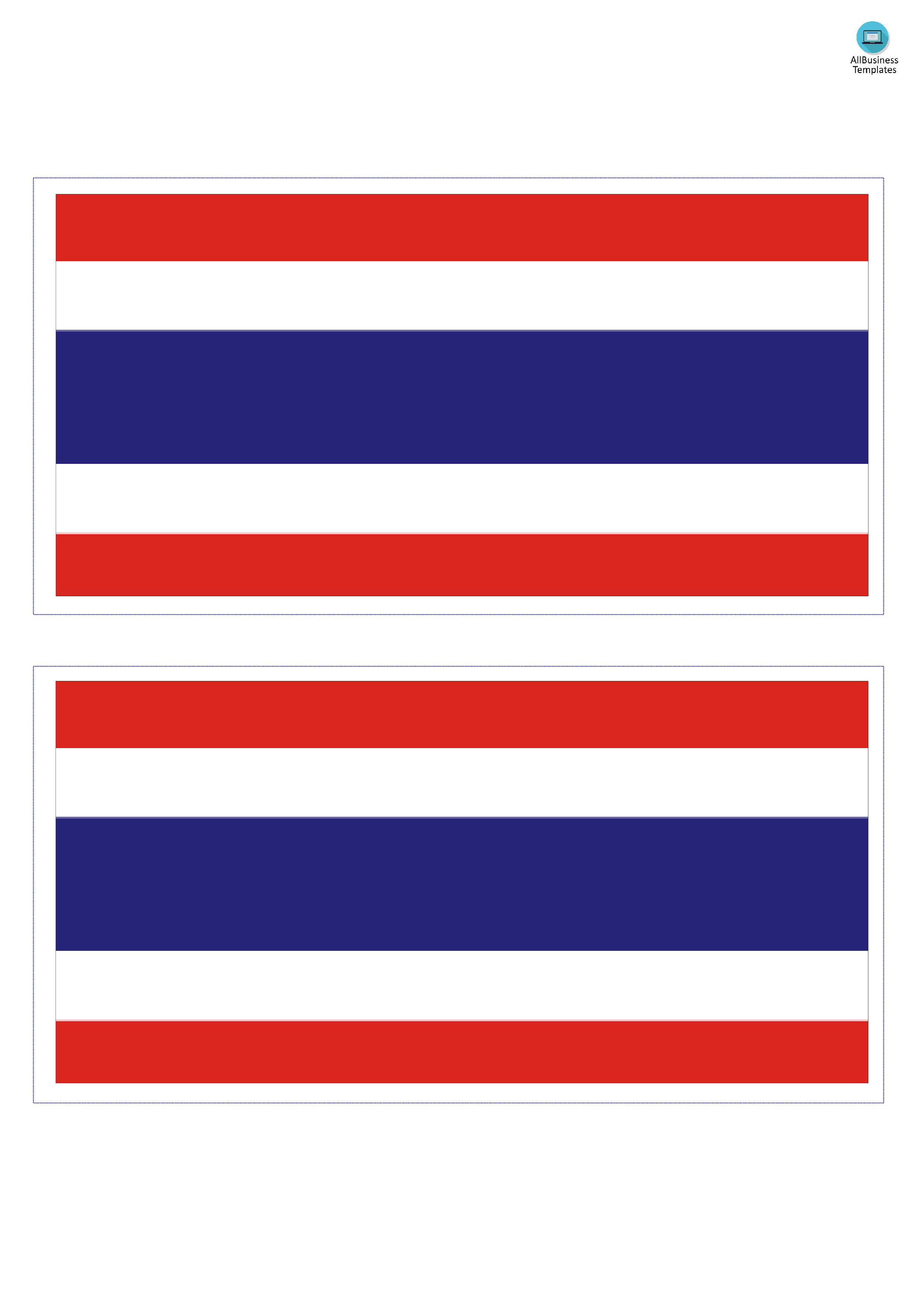 thailand flag plantilla imagen principal