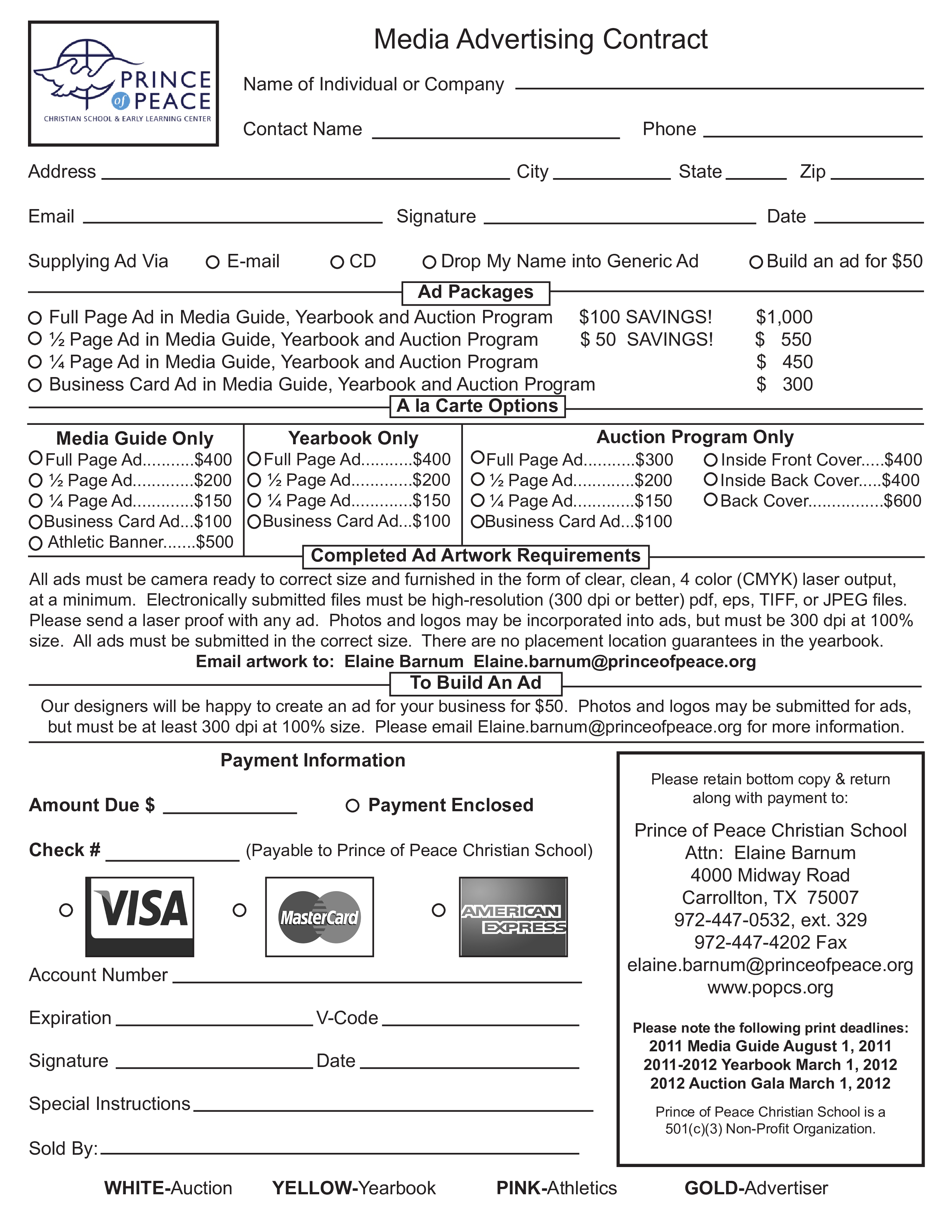 media advertising contract voorbeeld afbeelding 