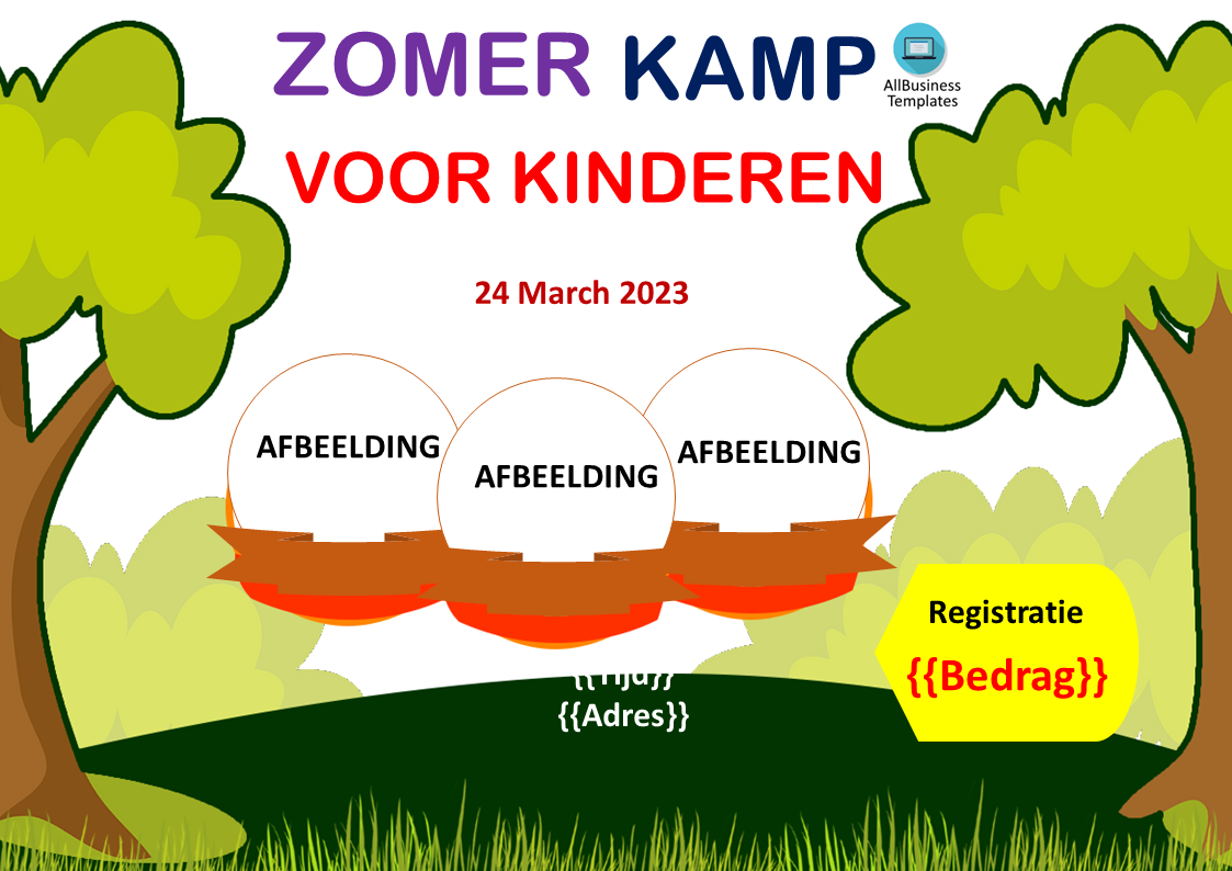 zomerkamp folder template