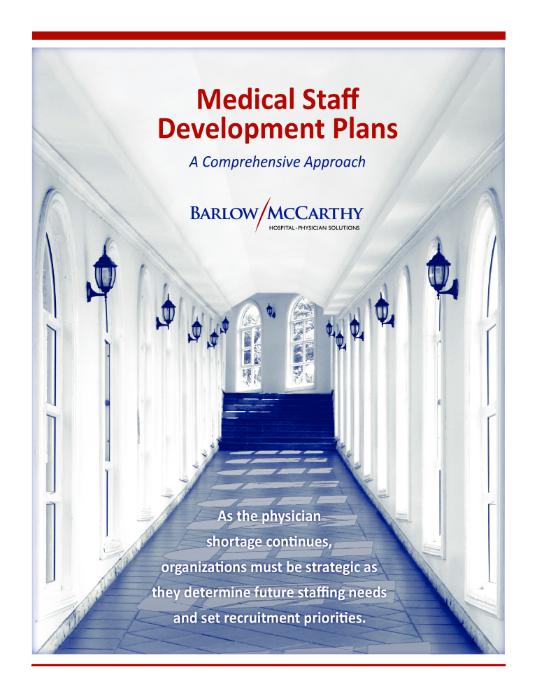 medical staff development plan template