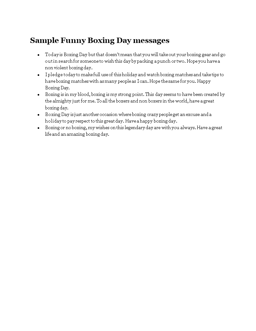 sample funny boxing day messages plantilla imagen principal