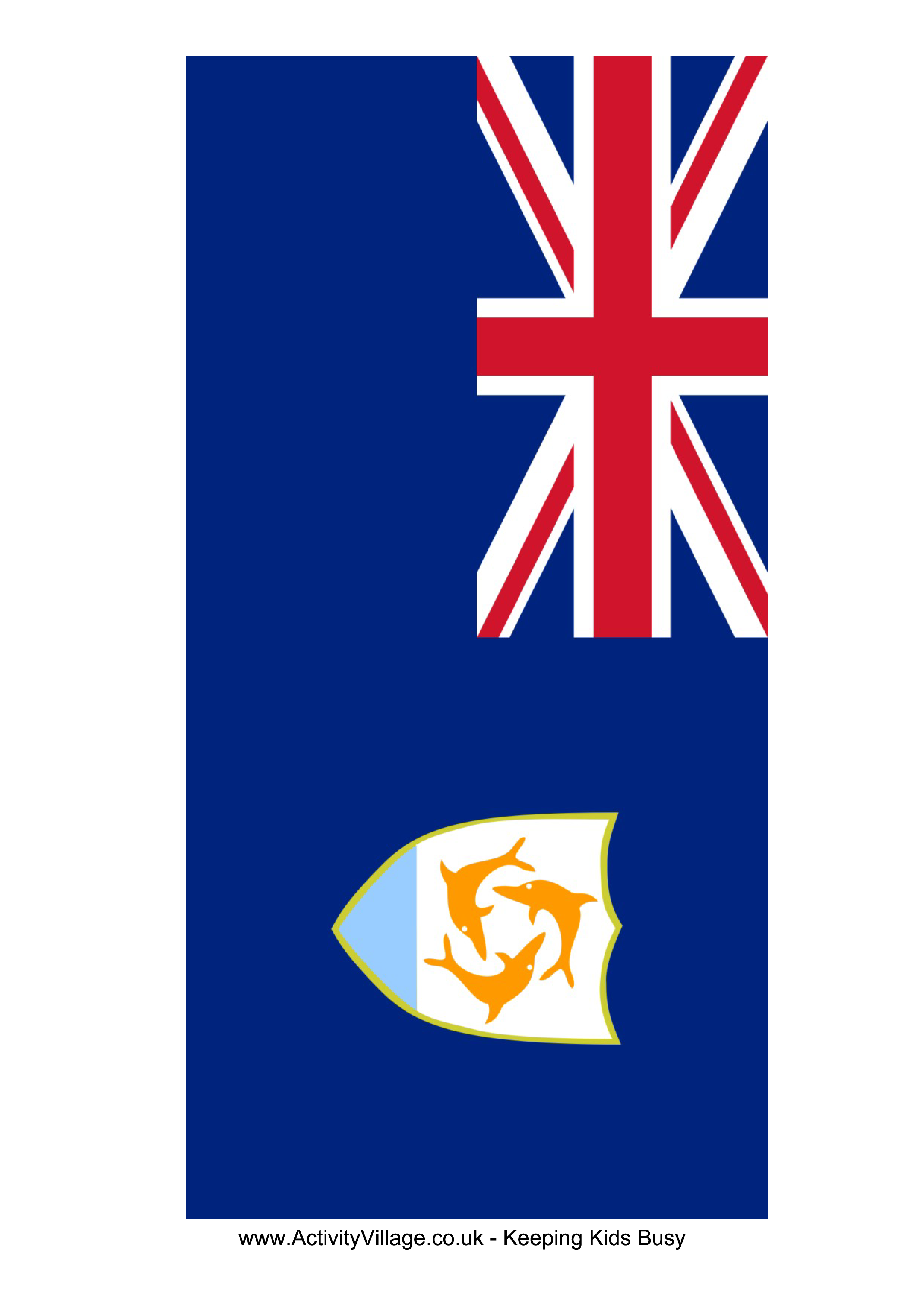 anguilla flag Hauptschablonenbild