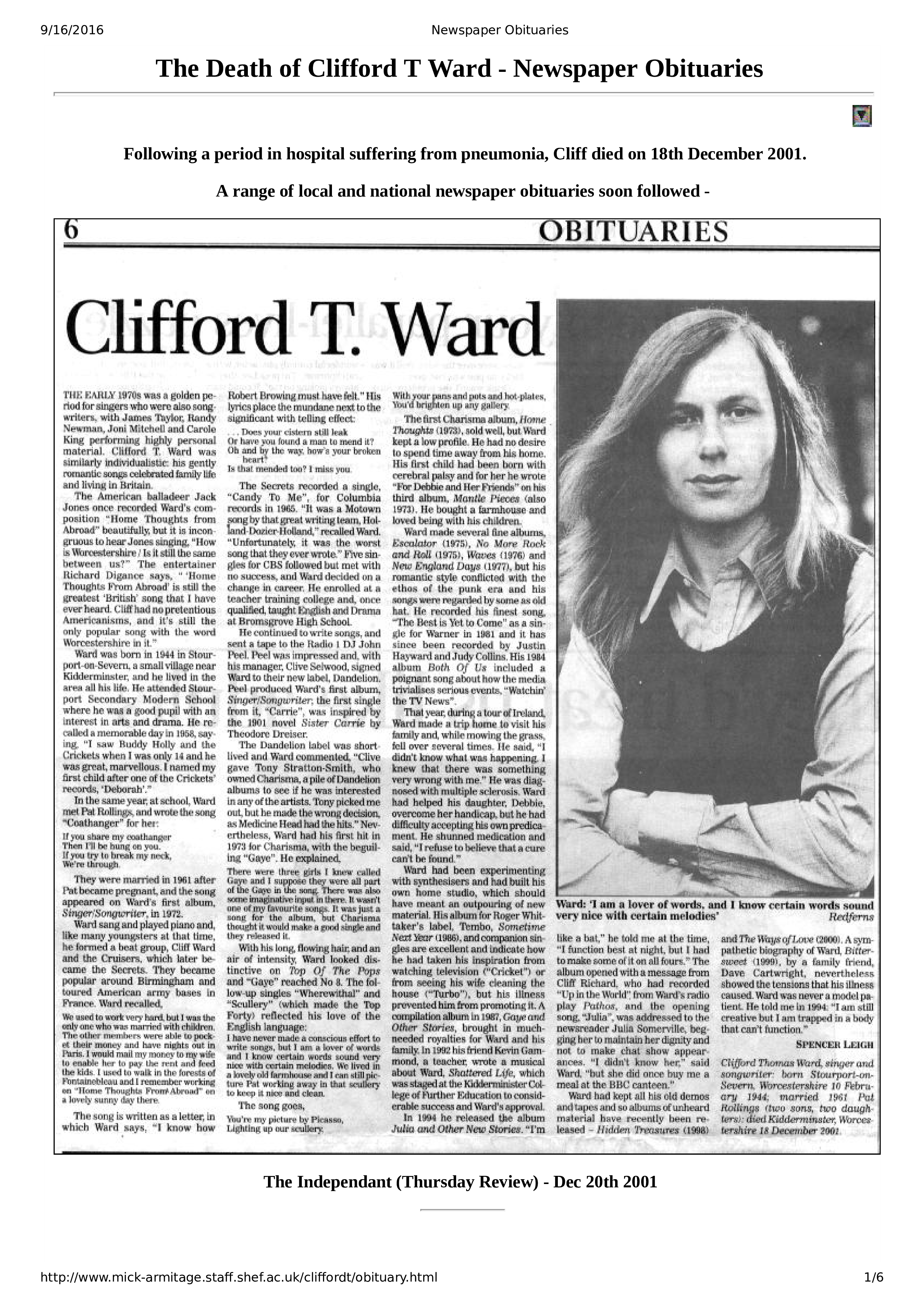 Waukegan News Sun Obituaries - rjc52kb
