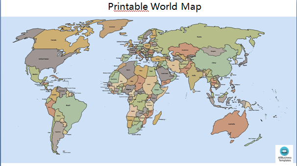 printable world map outline voorbeeld afbeelding 