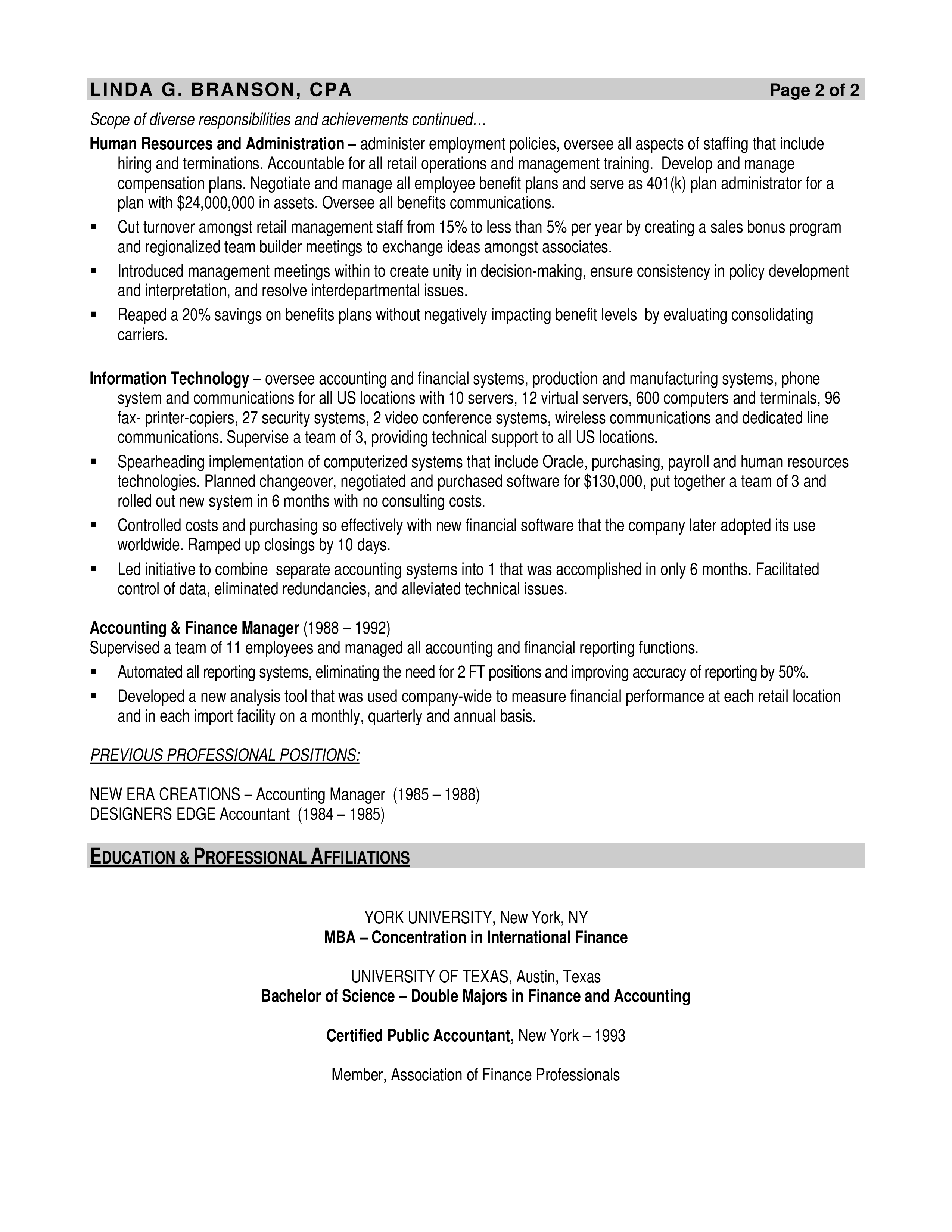 Chief Finance Officer Resume - 9d201554 0669 4bfd A19e 80d6ef813abf 2 