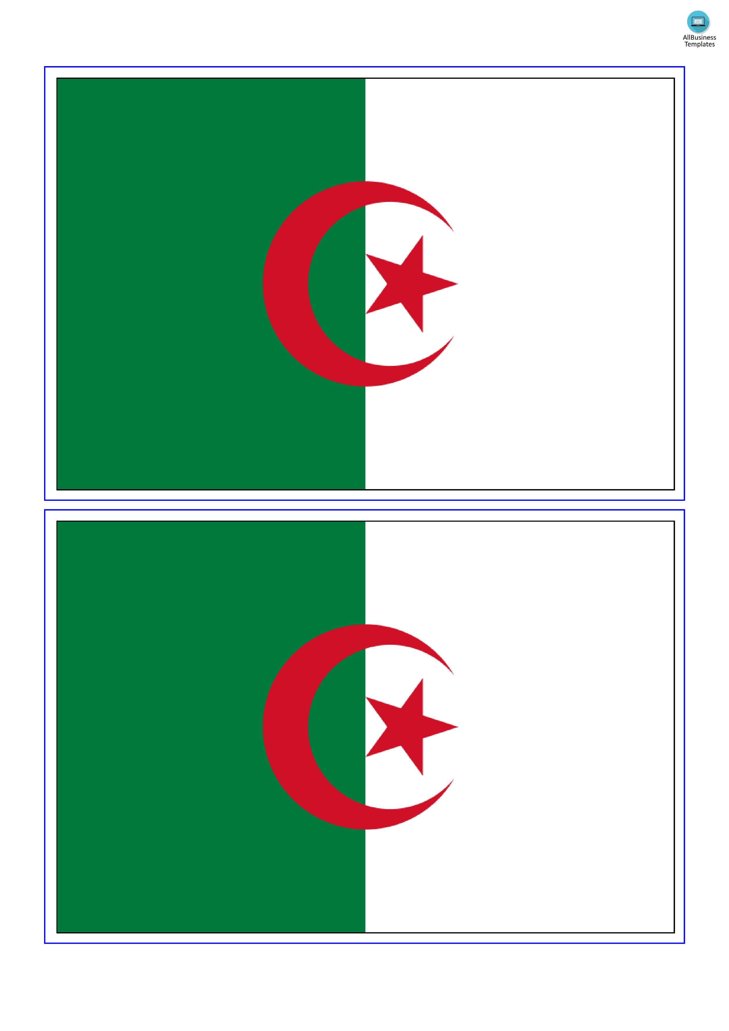 algeria flag modèles