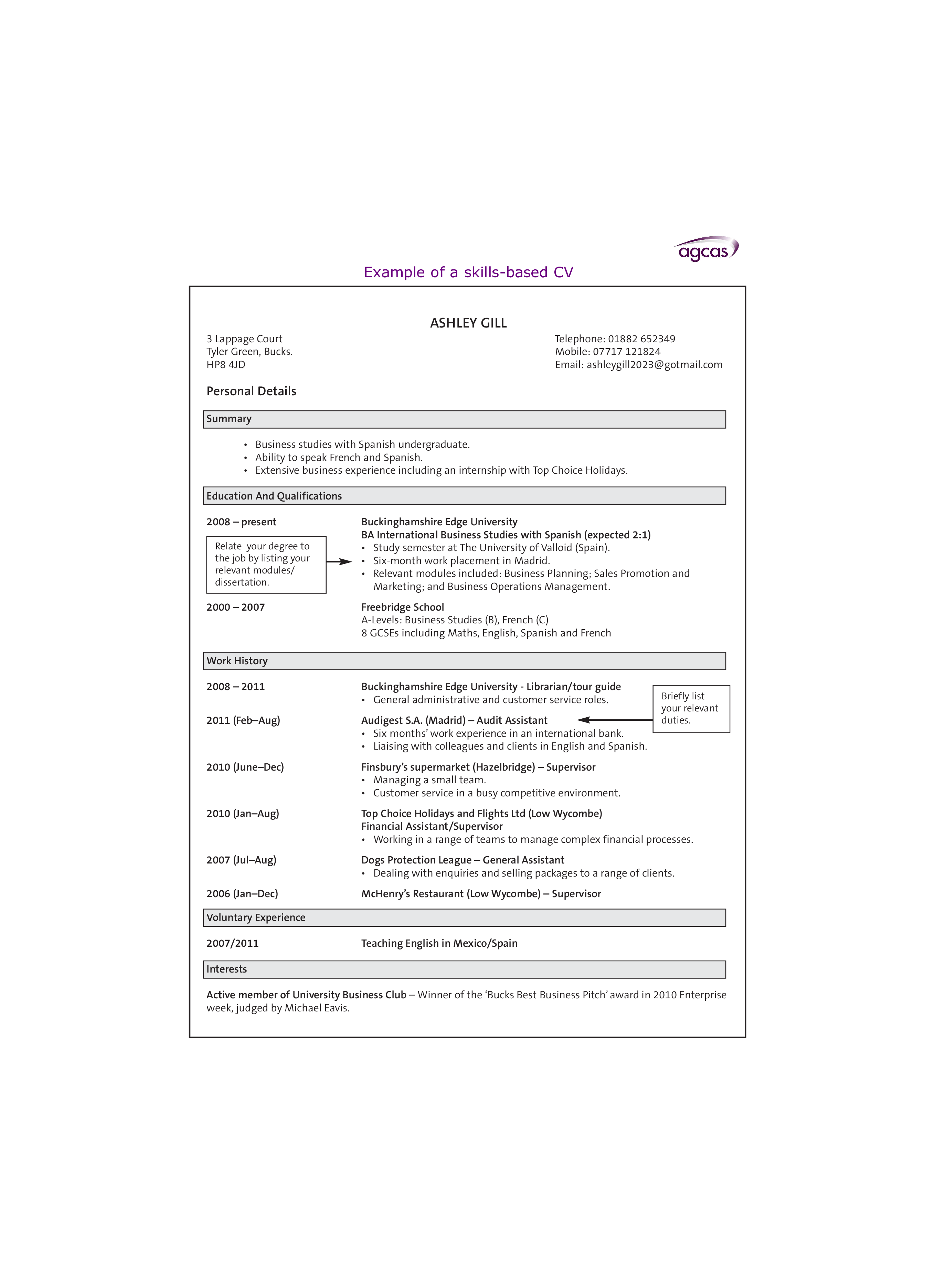 banking sales experience curriculum vitae sample template