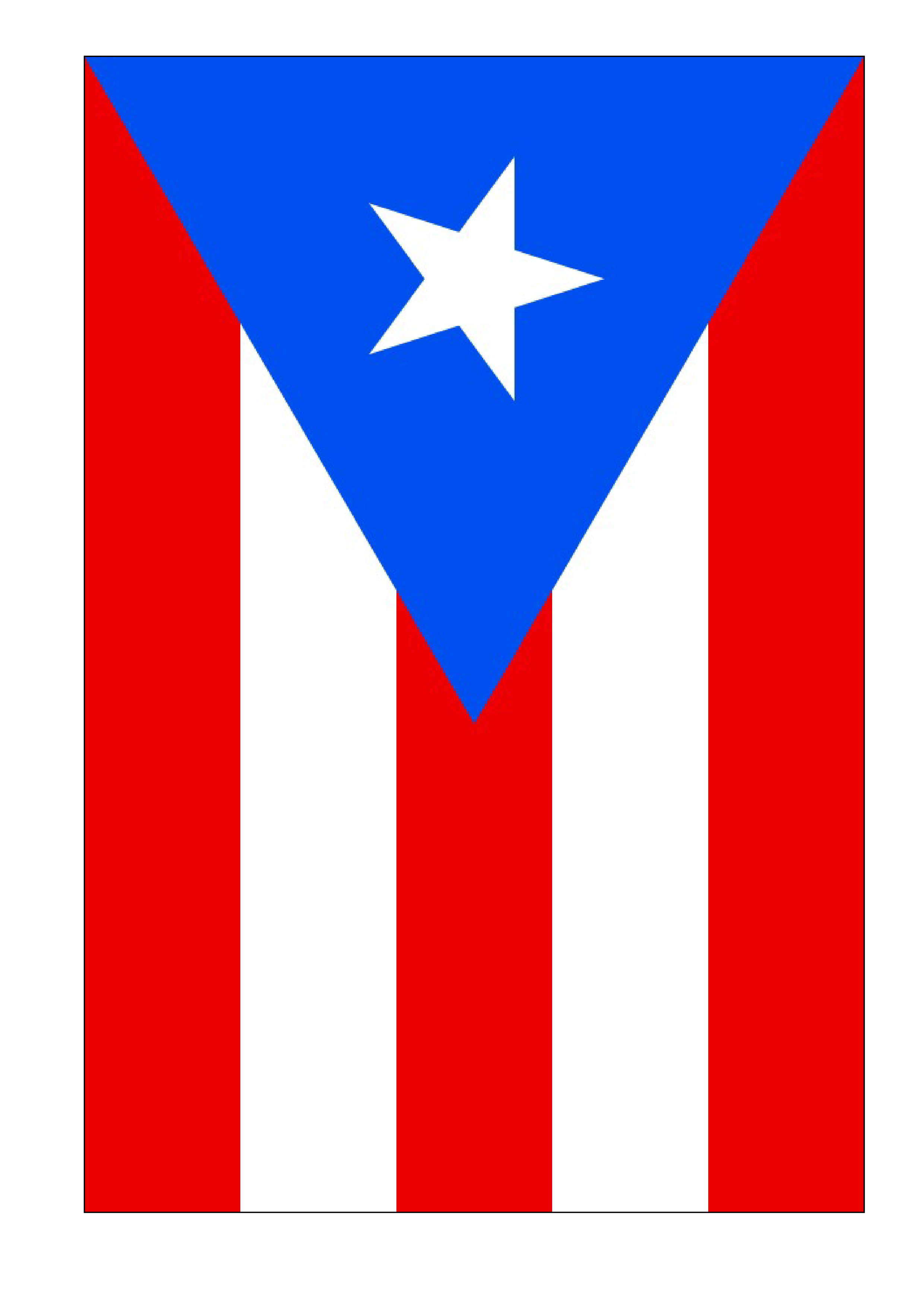 Puerto Rico Flag | Templates at allbusinesstemplates.com