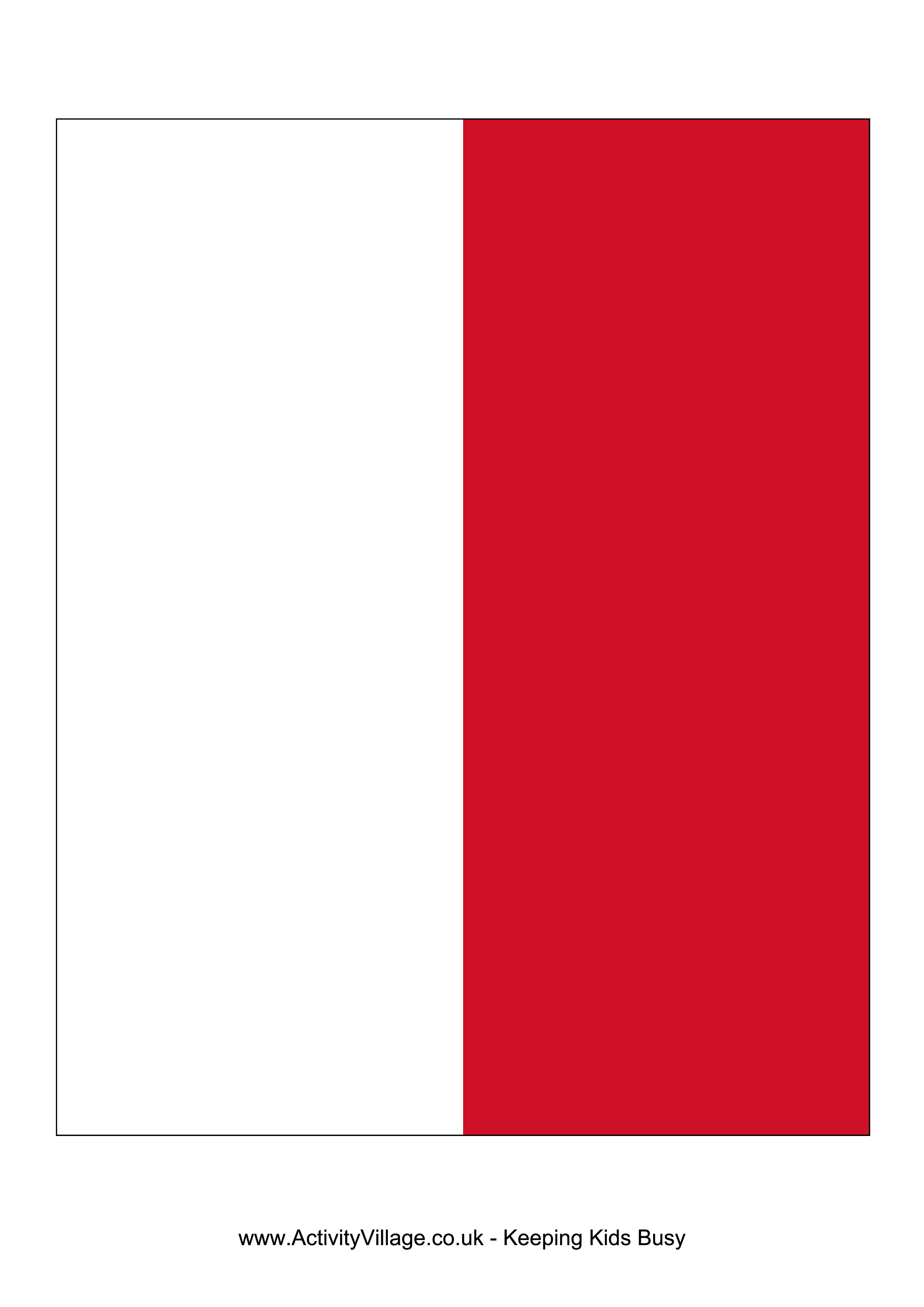 Monaco Flag 模板