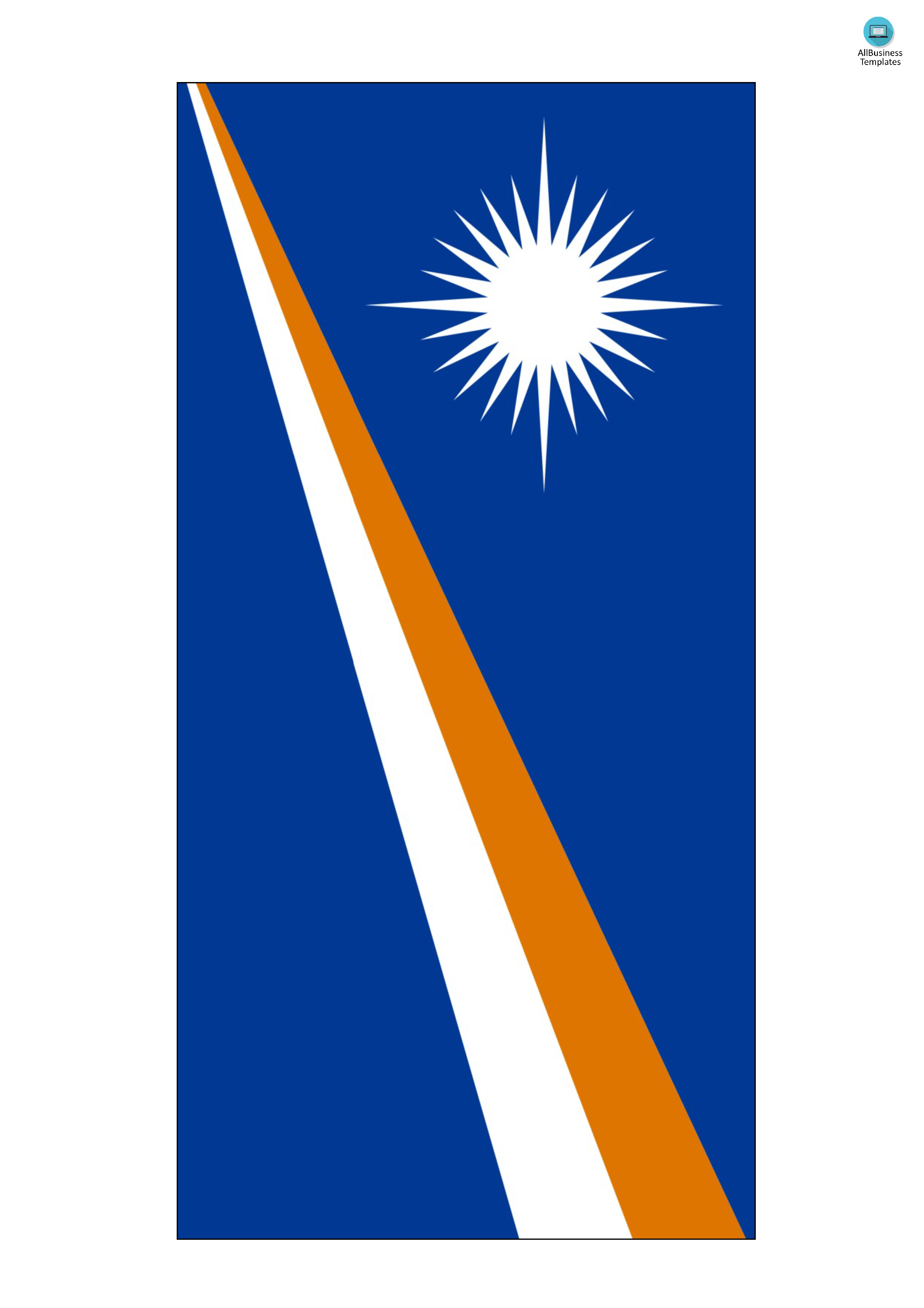 marshall islands flag Hauptschablonenbild