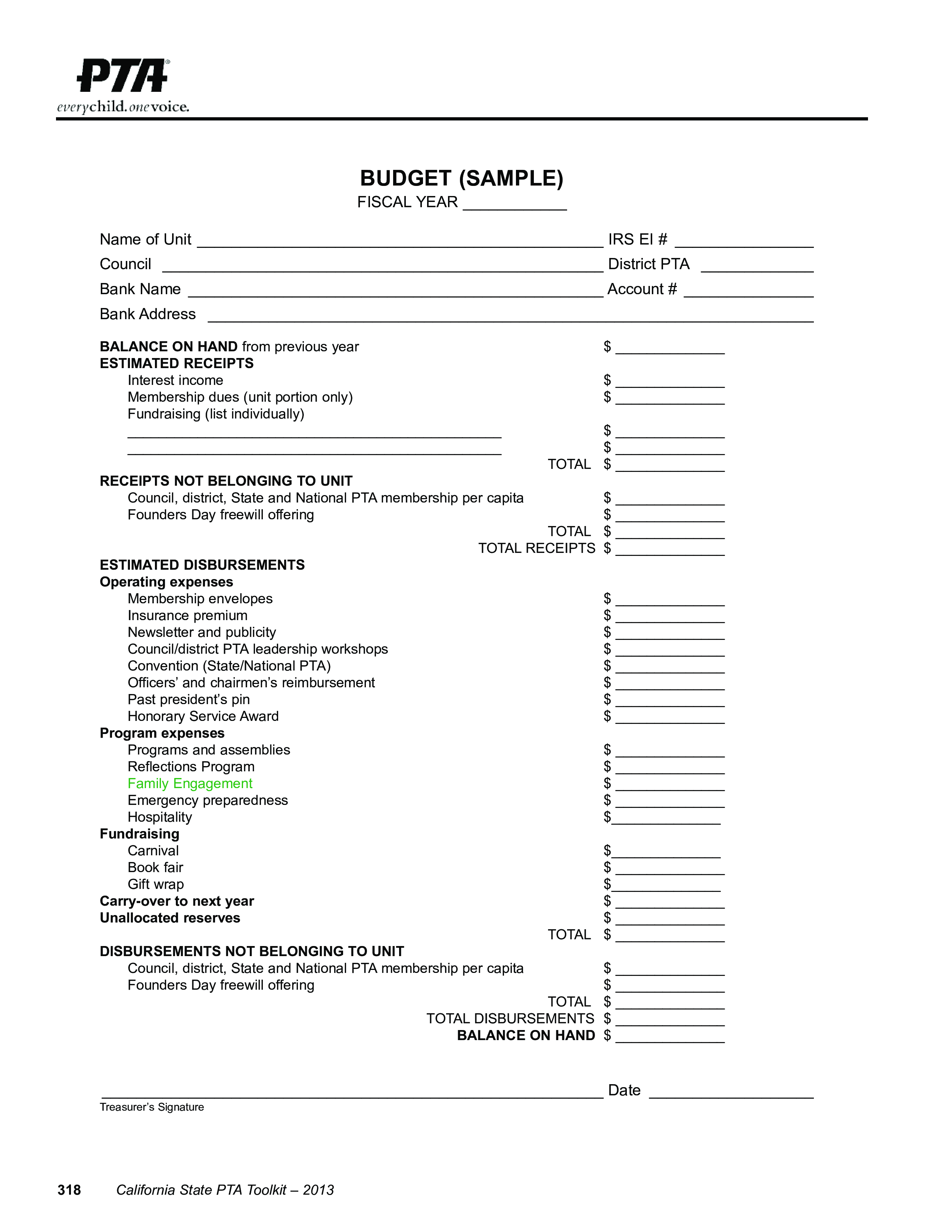 budget sample form plantilla imagen principal