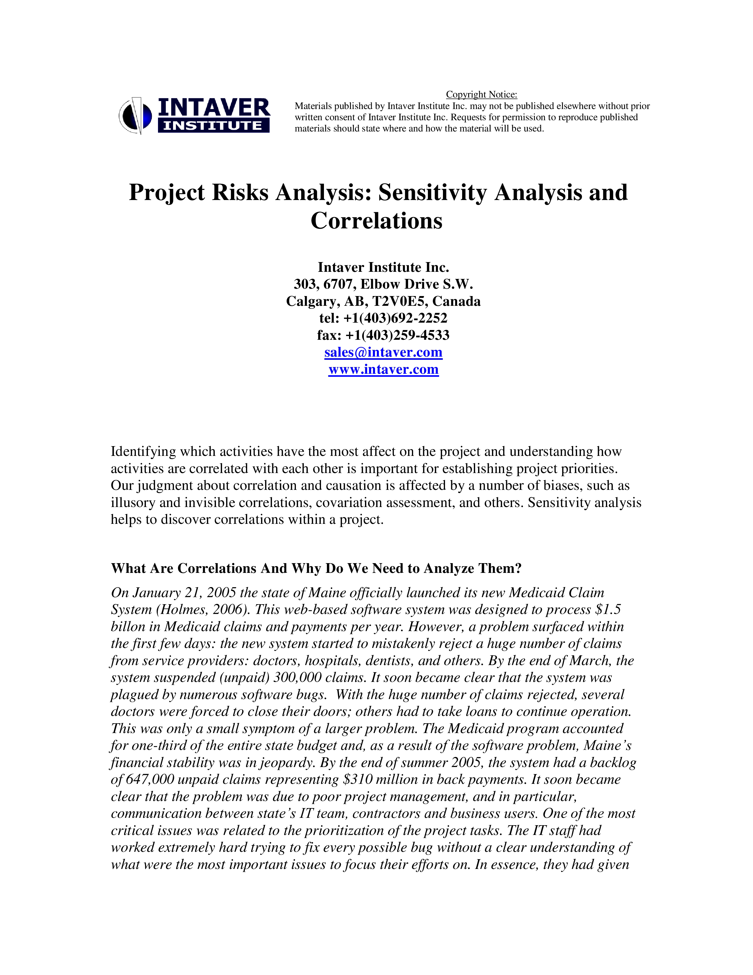 project risk analysis plantilla imagen principal