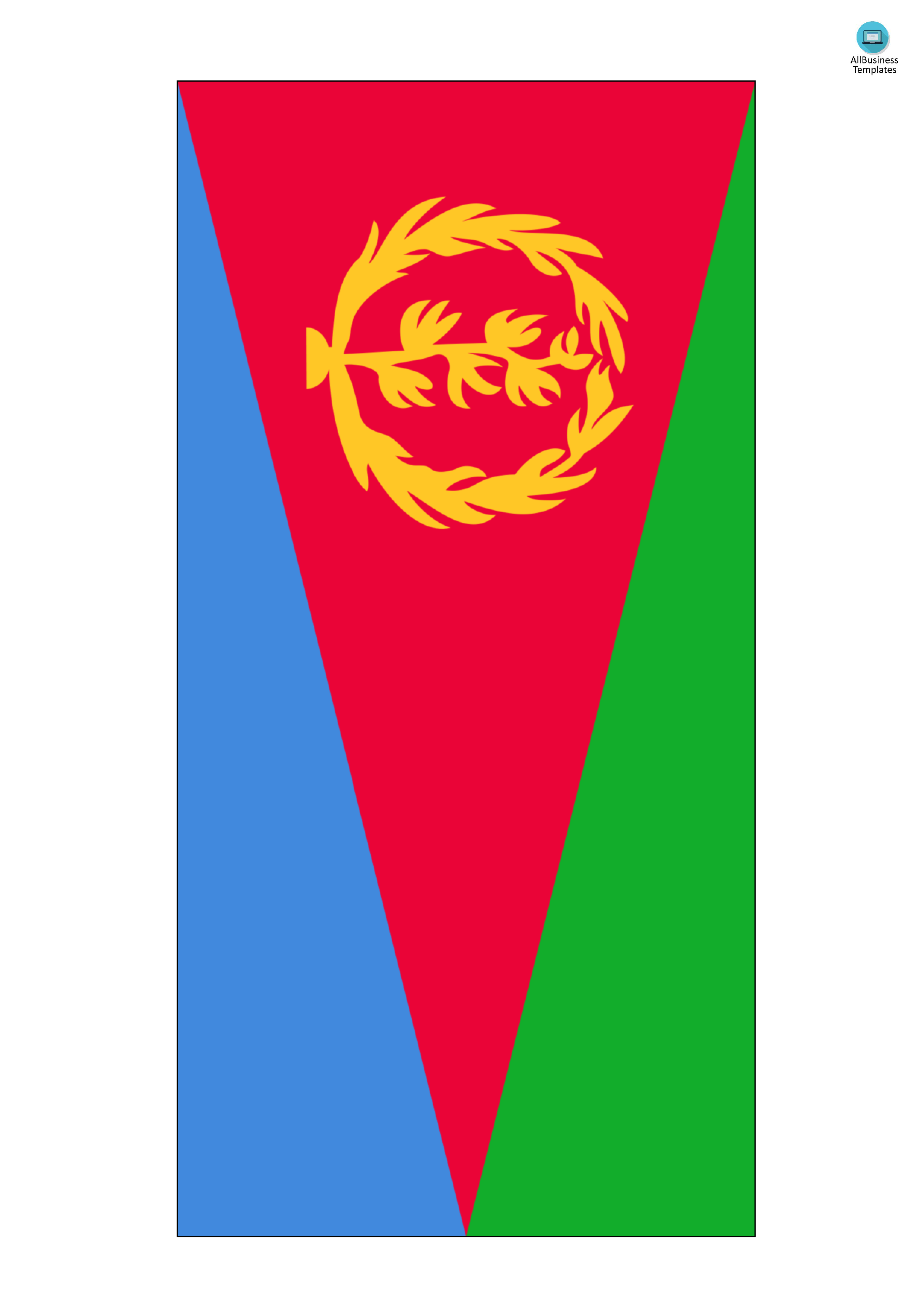 eritrea flag Hauptschablonenbild