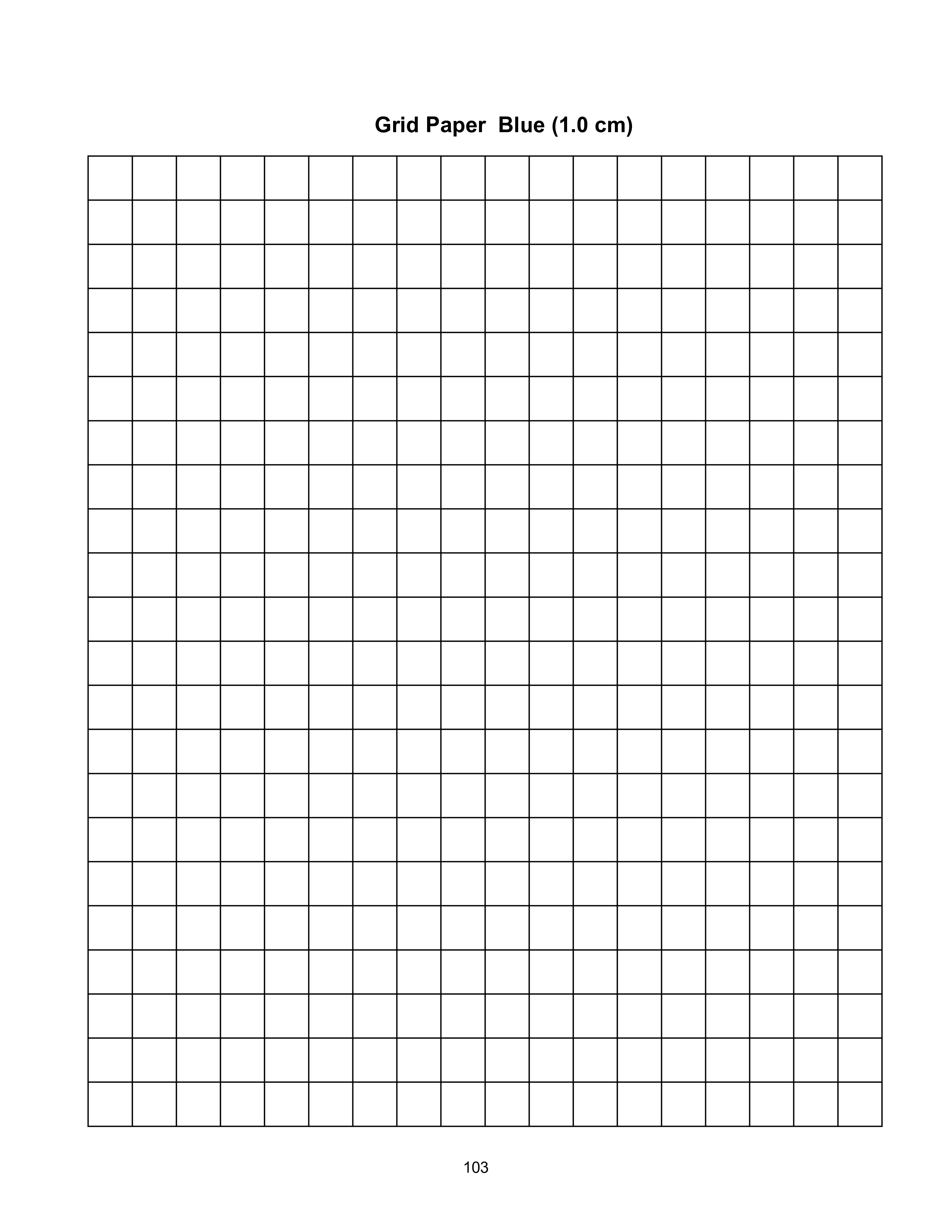 Printable Blue Grid Paper Gratis