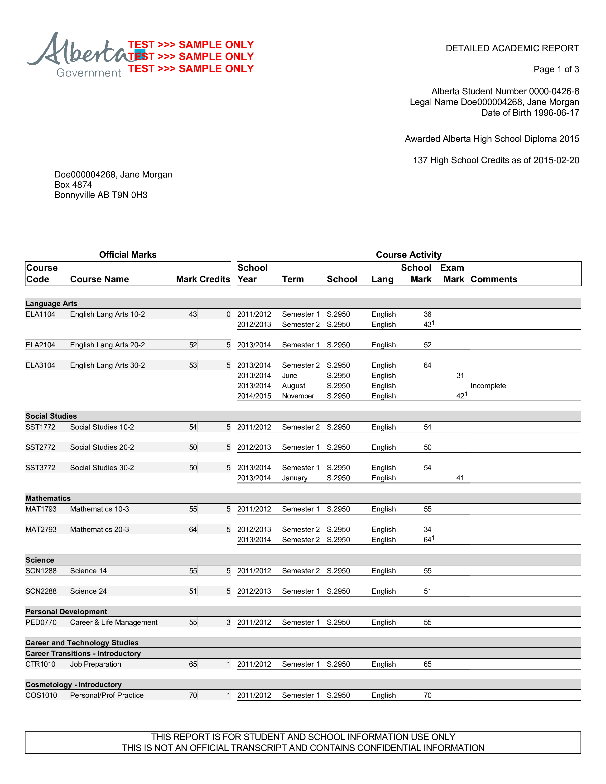 detailed academic business report plantilla imagen principal