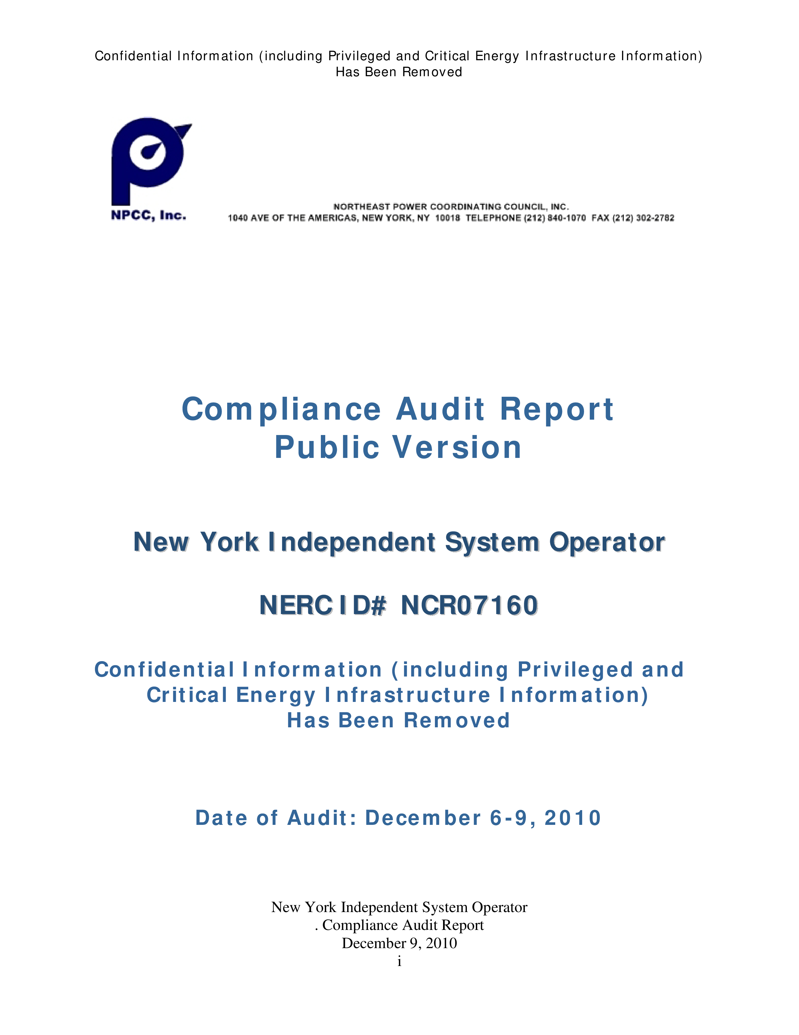 Compliance Audit 模板