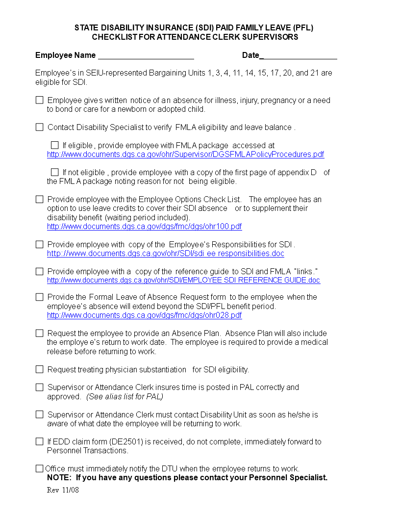 supervisors things to do list template