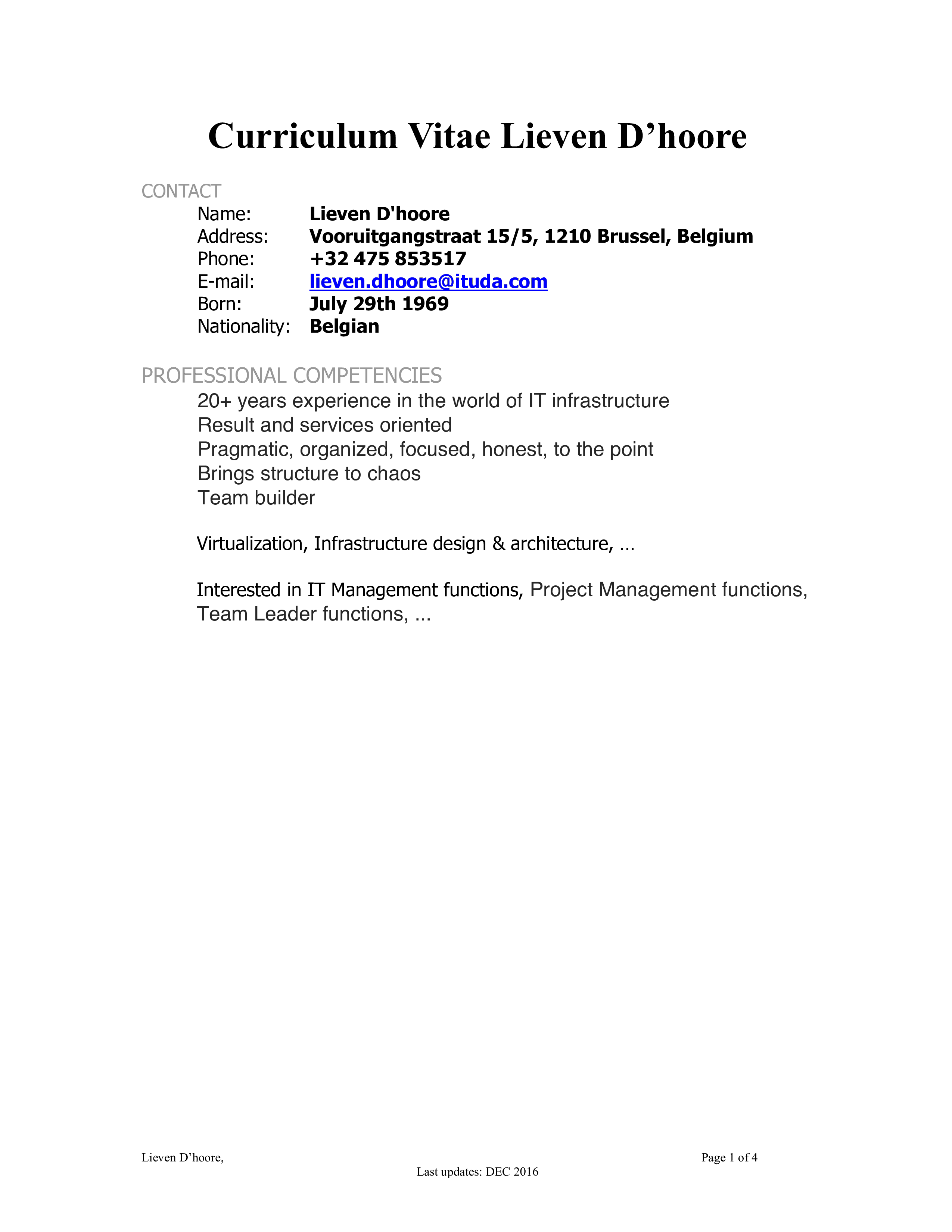 technical account manager resume voorbeeld afbeelding 