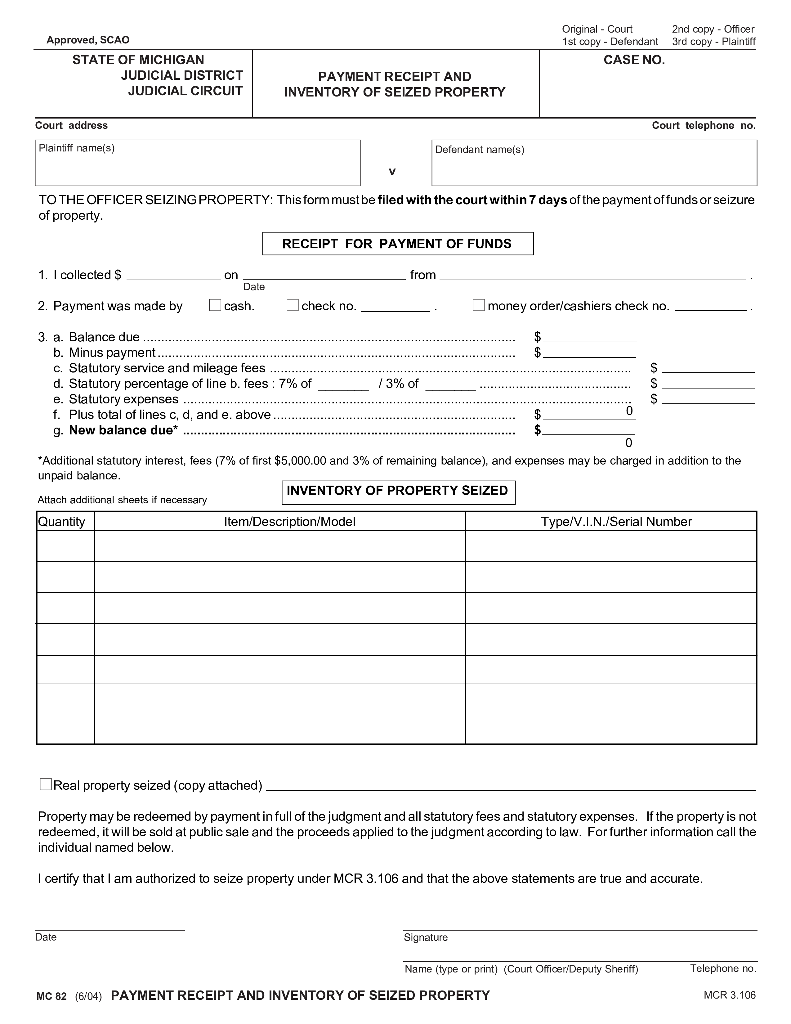 payment receipt for funds plantilla imagen principal