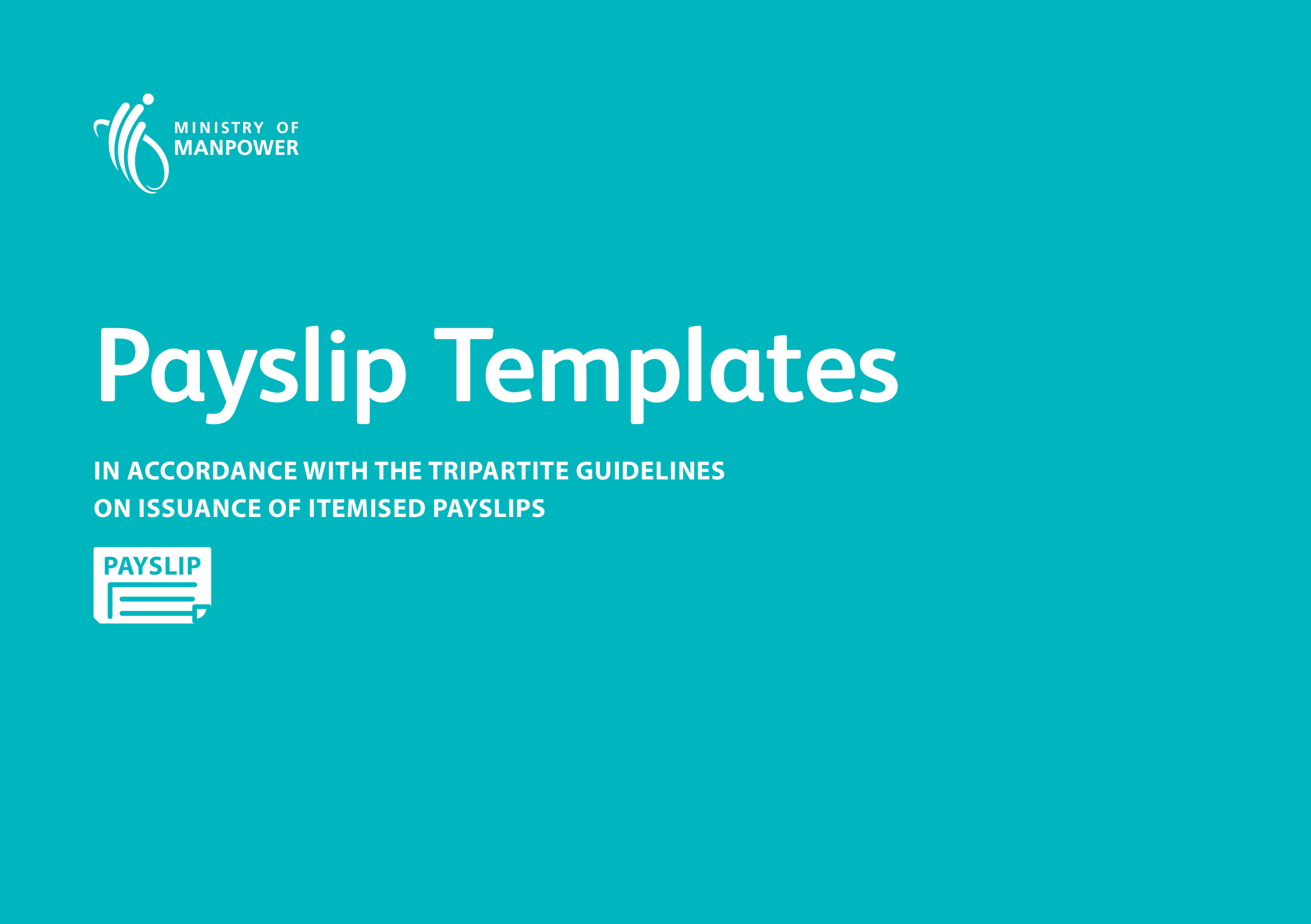 full payslip booklet english template